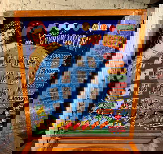Gottlieb Gypsy Queen Woodrail Pinball Machine, 1955: *This is a remote auction. All items are located in Warren, Ohio. Pickup or third-party shipping is required on all items. A list of suggested shippers can be found in the terms of this auction and on