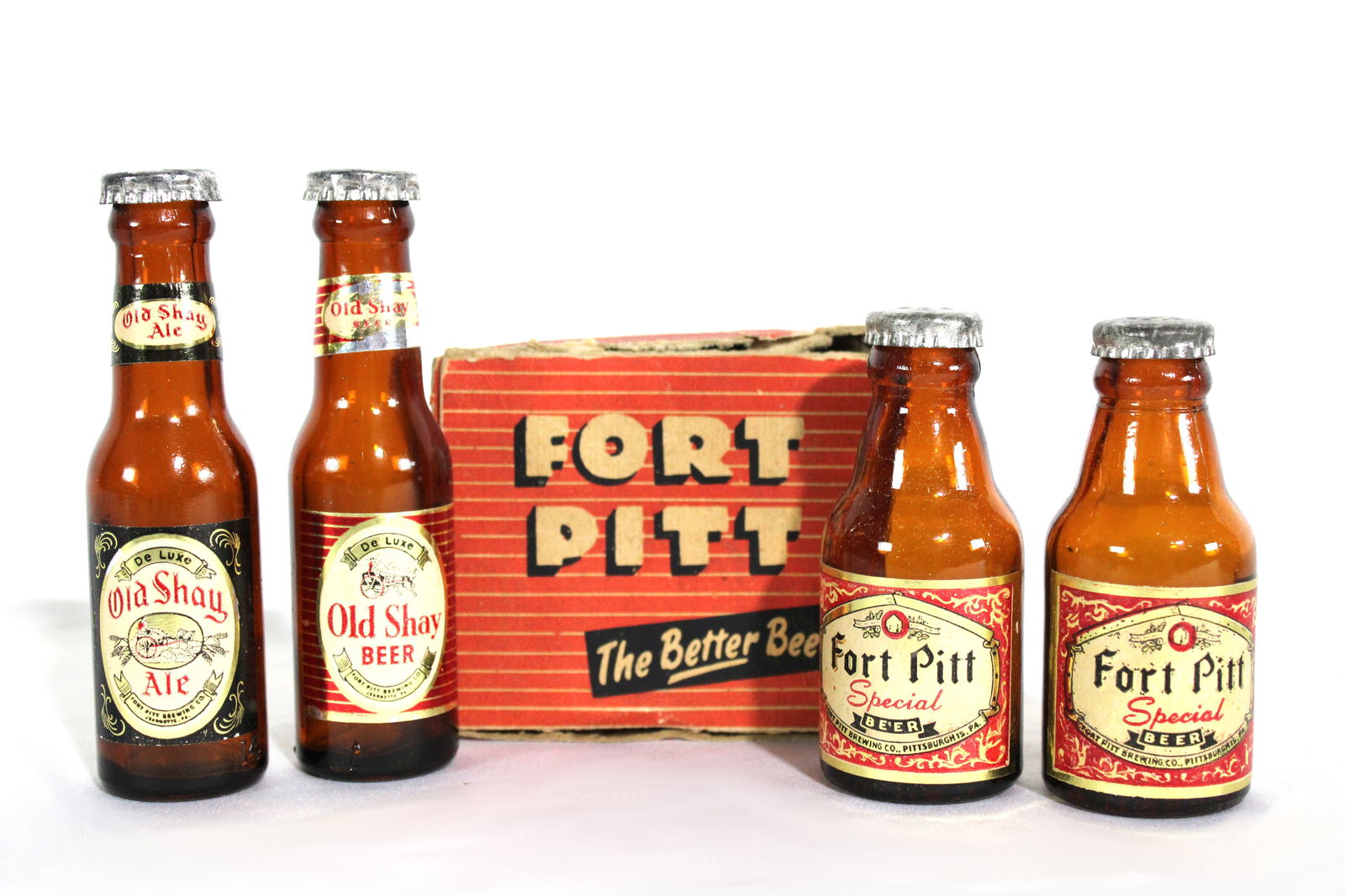 Fort Pitt Beer and Old Shay Ale Salt and Pepper Shakers (1 of 1)