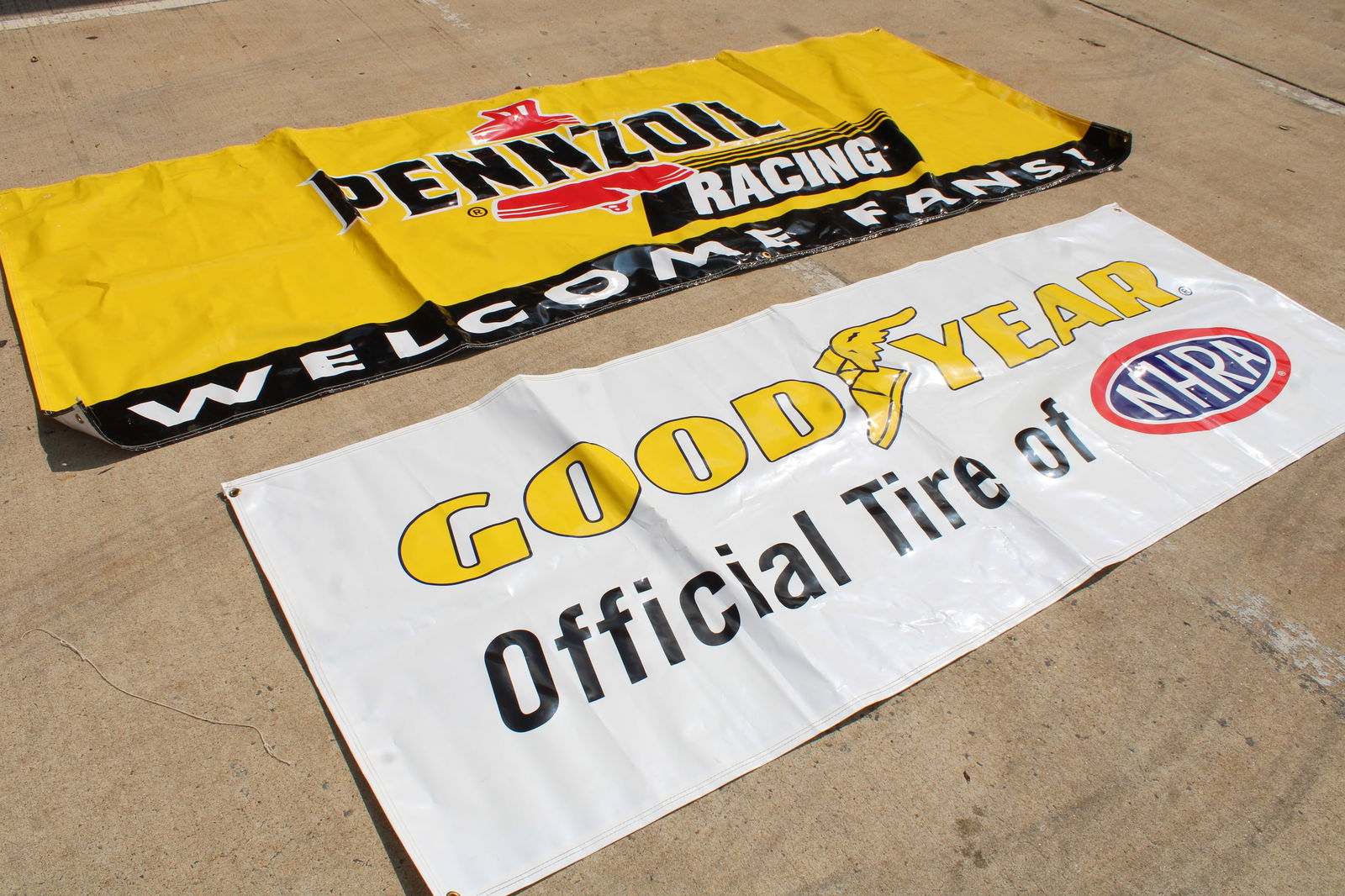 6FT Pennzoil and Goodyear Automotive Banners (1 of 1)