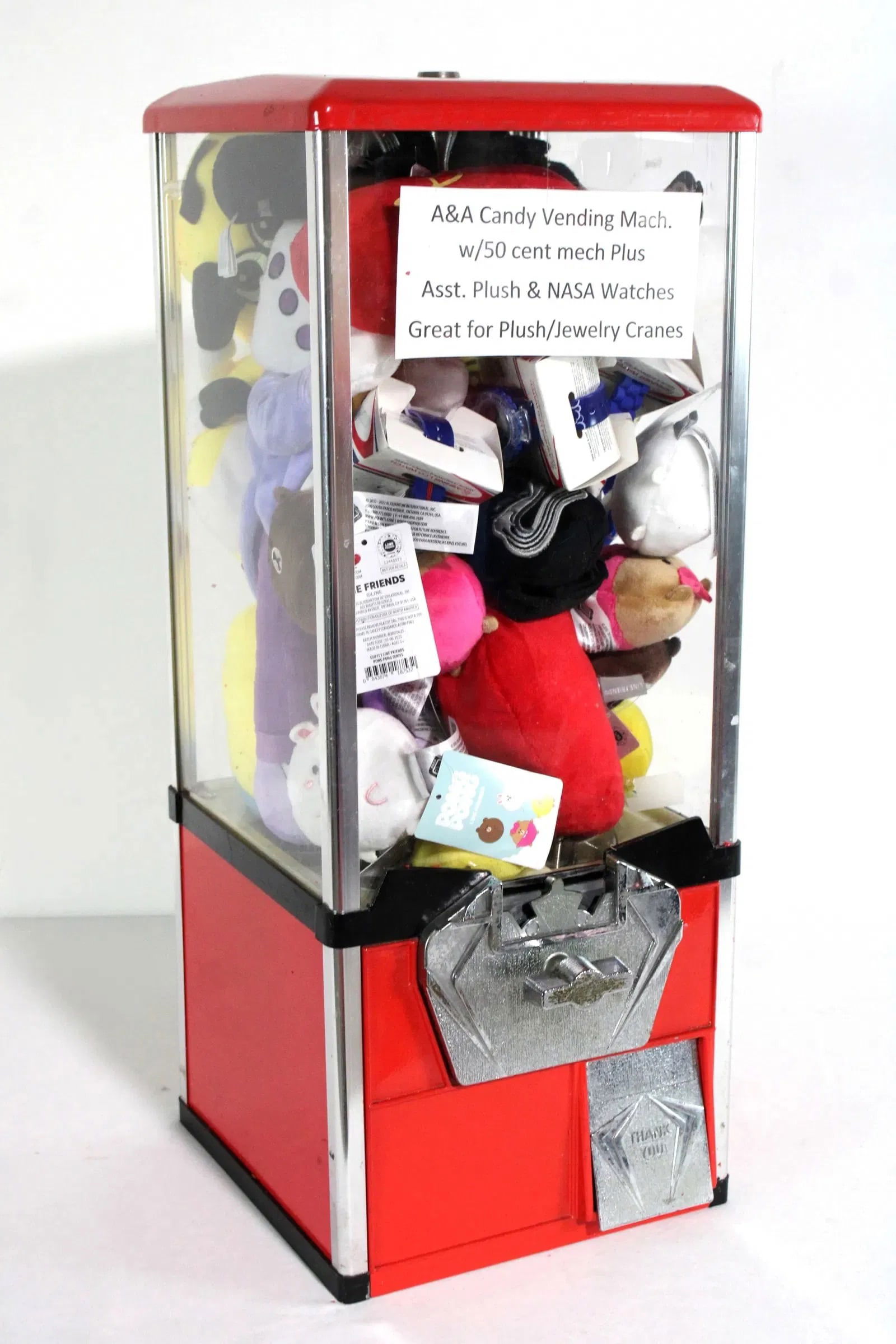 A & A Candy 50 Cent Vending Machine with Plush (1 of 2)
