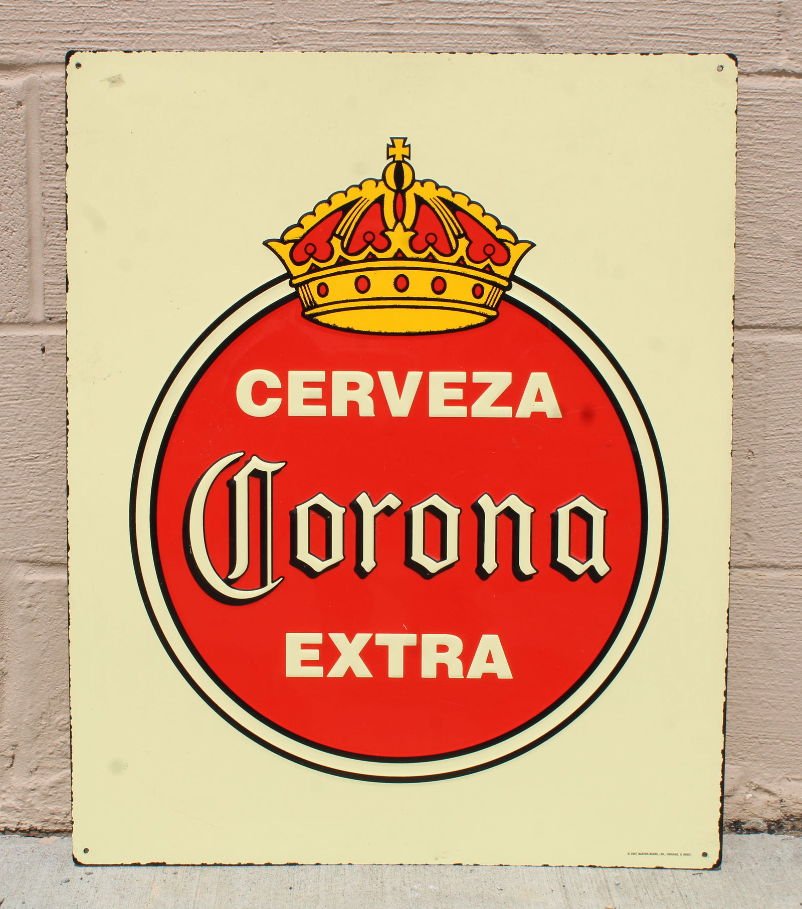Corona Beer Embossed Tin Sign (1 of 2)