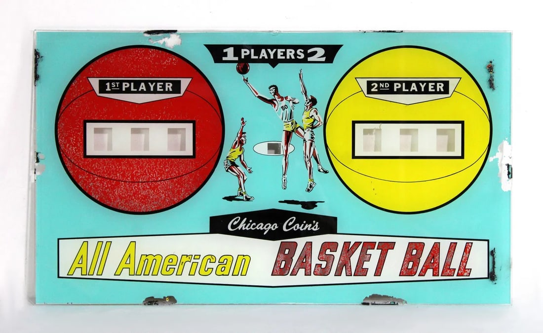 Chicago Coin All American Basketball Backglass Auction