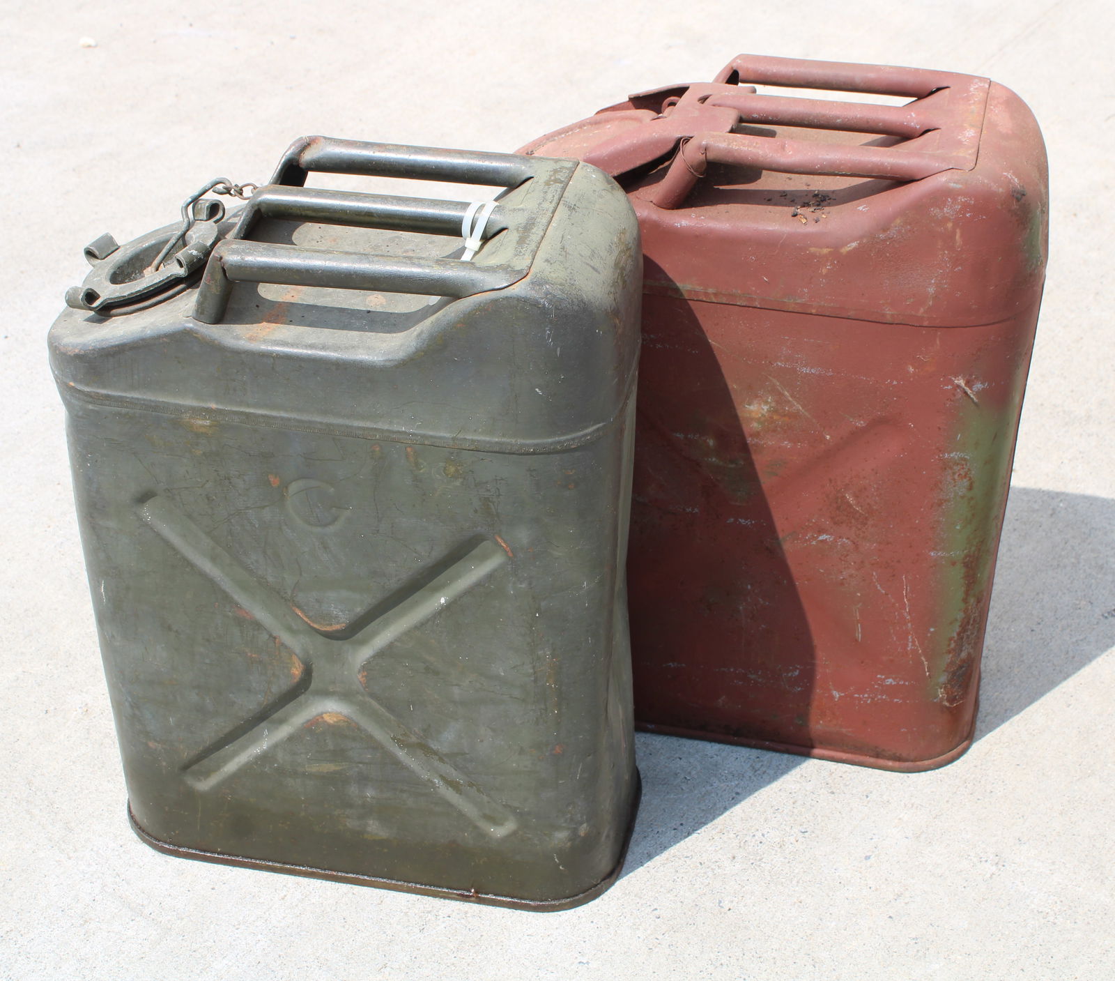 U.S. Military Metal Jerry Cans from 1950s, Lot 2 (1 of 2)