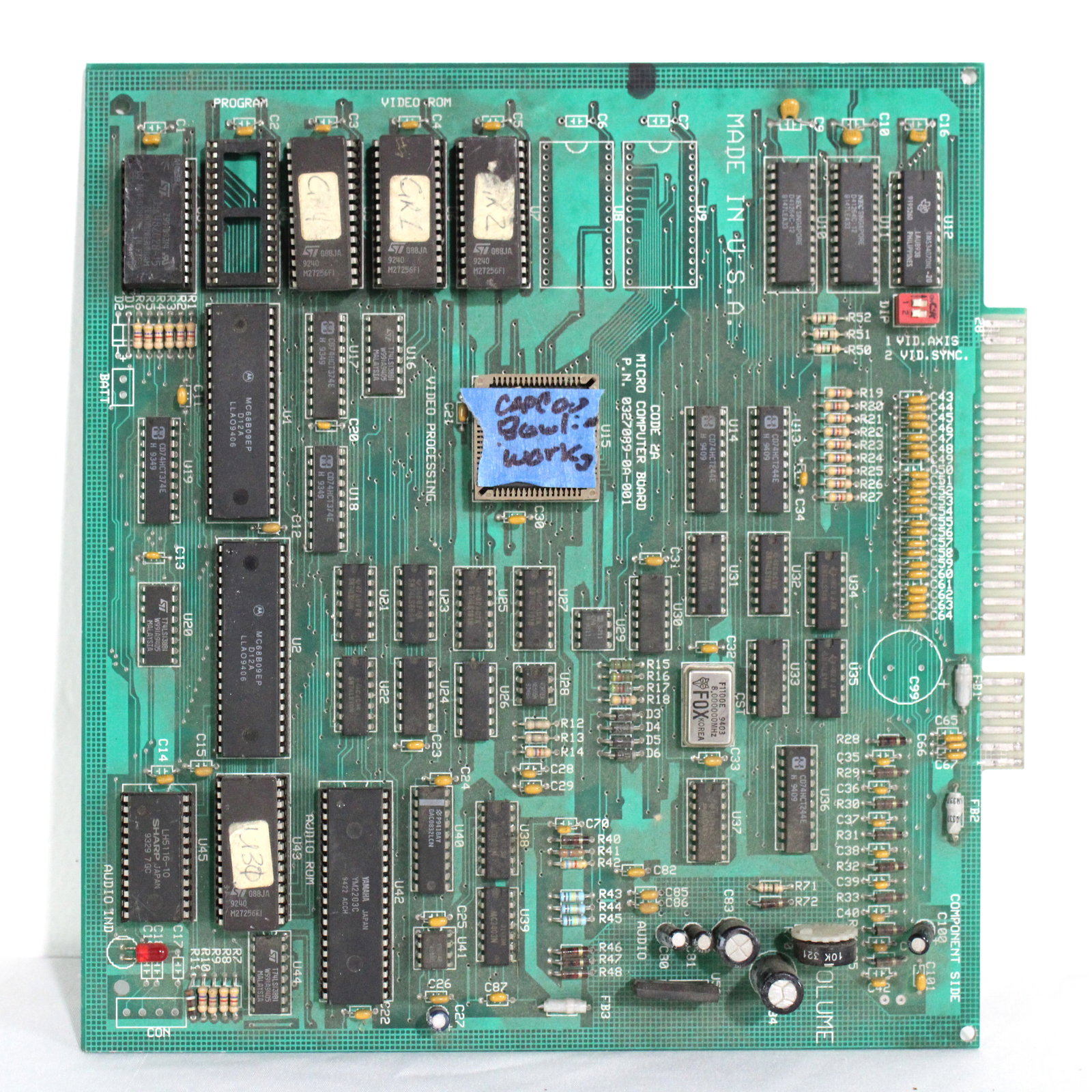 Capcom Bowling Arcade Game Board (1 of 1)