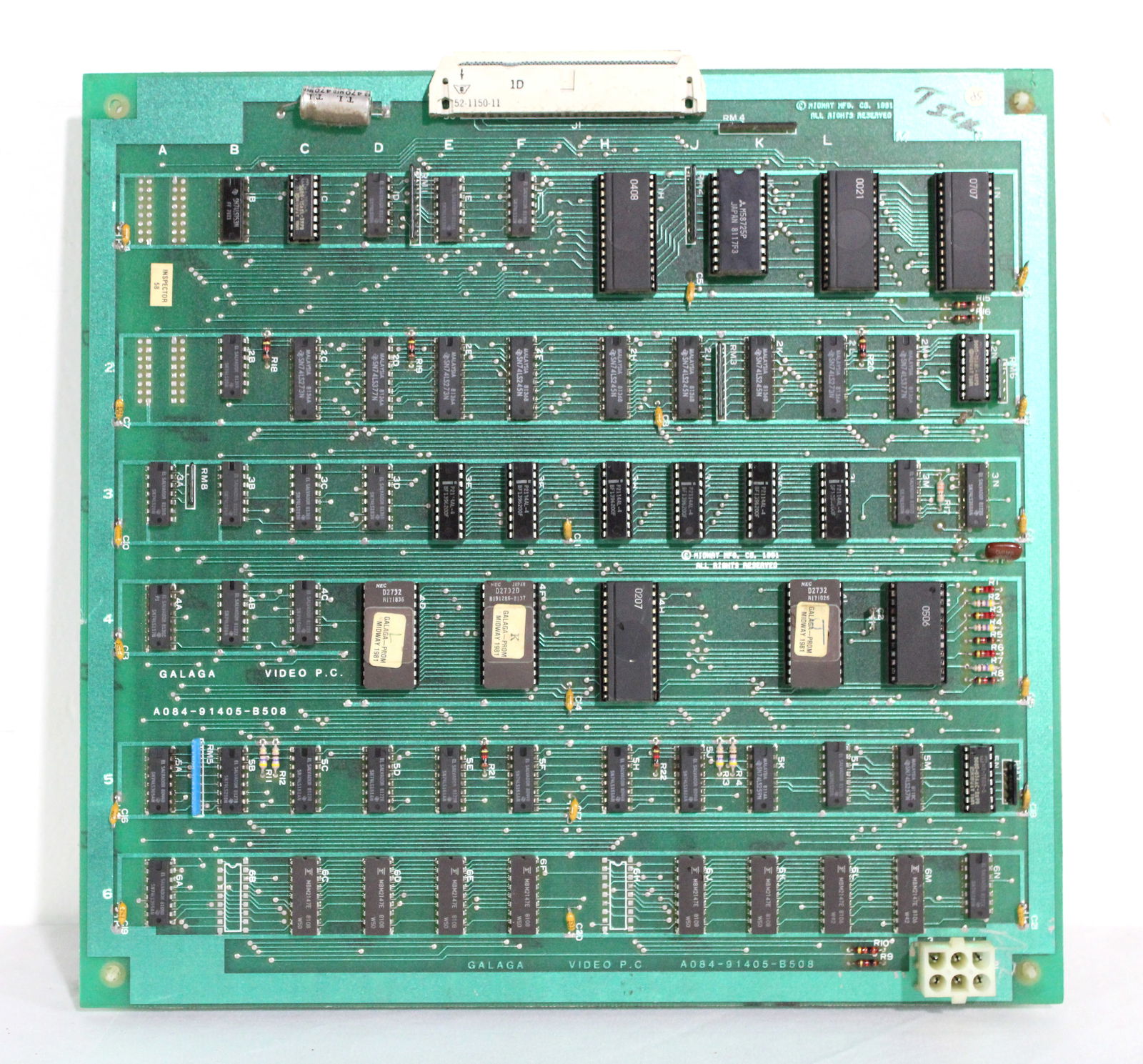 Midway Galaga Arcade Game Boardset (1 of 2)