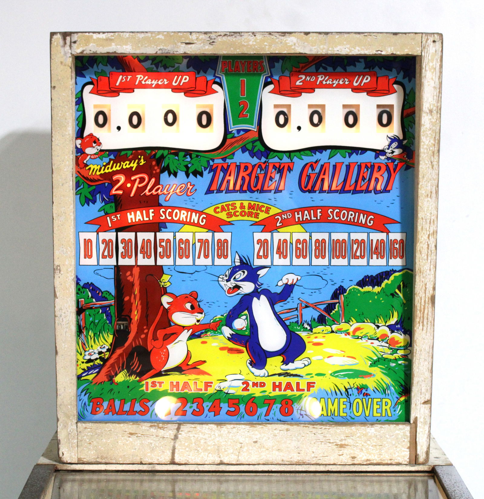 Midway Target Gallery Pitch and Bat Arcade Game (1 of 8)