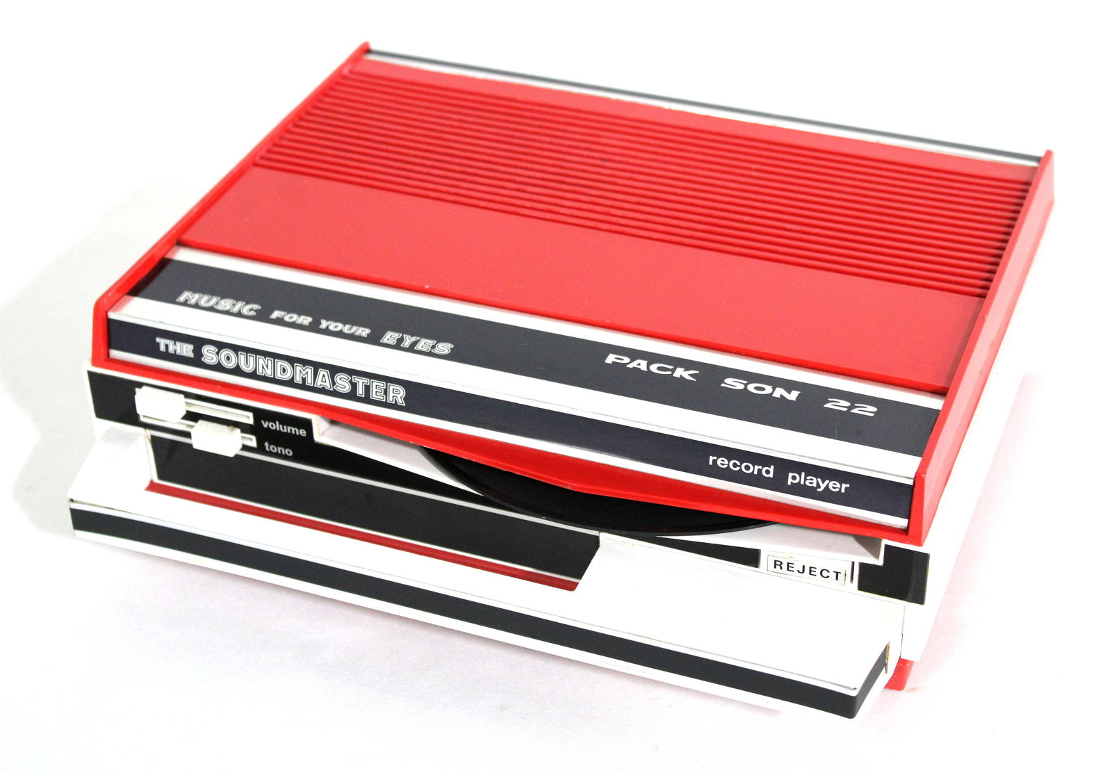 Portable "Record Eater" 45 Player, 1960s-70s (1 of 3)