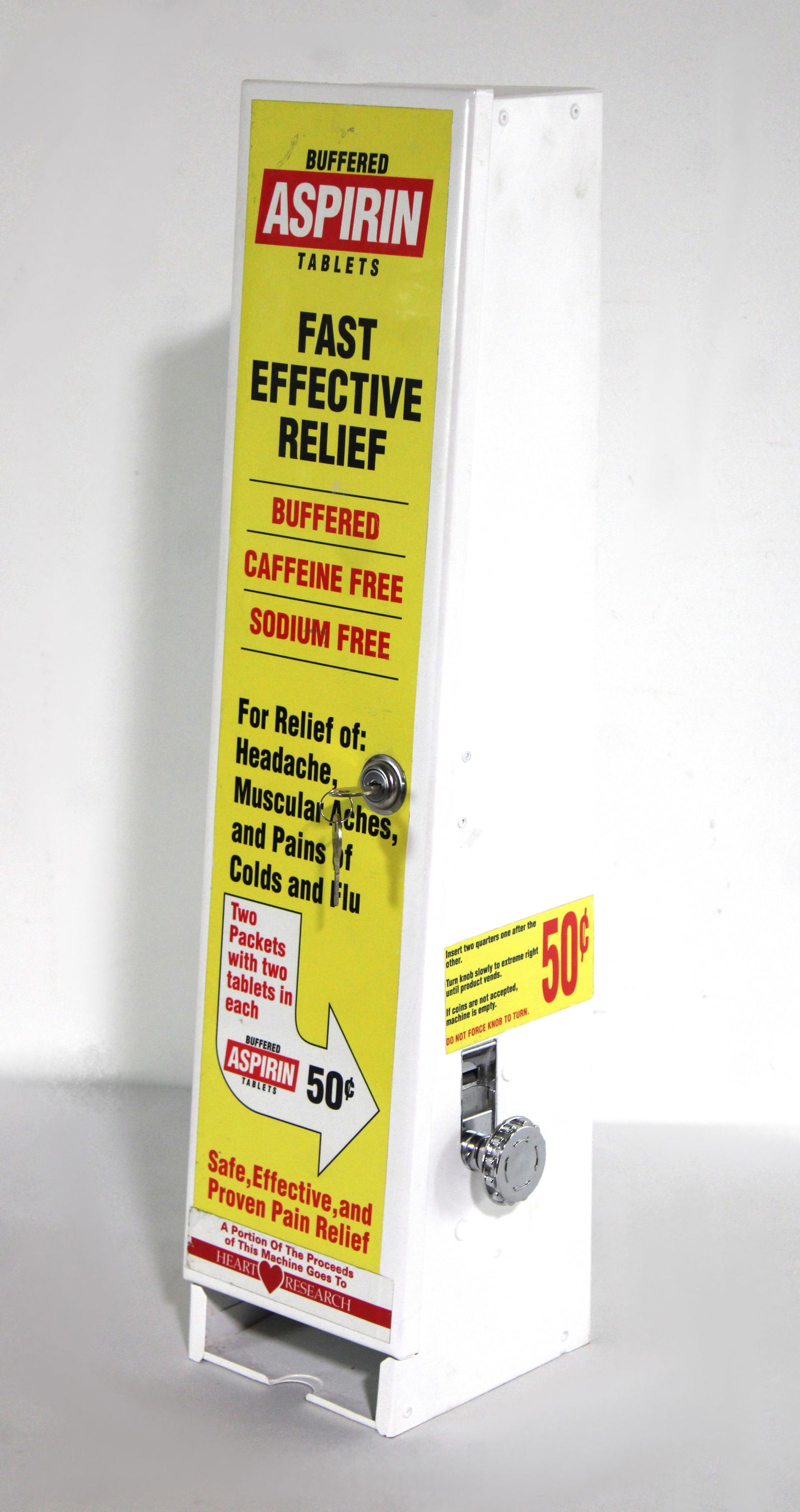 Aspirin Coin Op Wall Vendor (1 of 3)