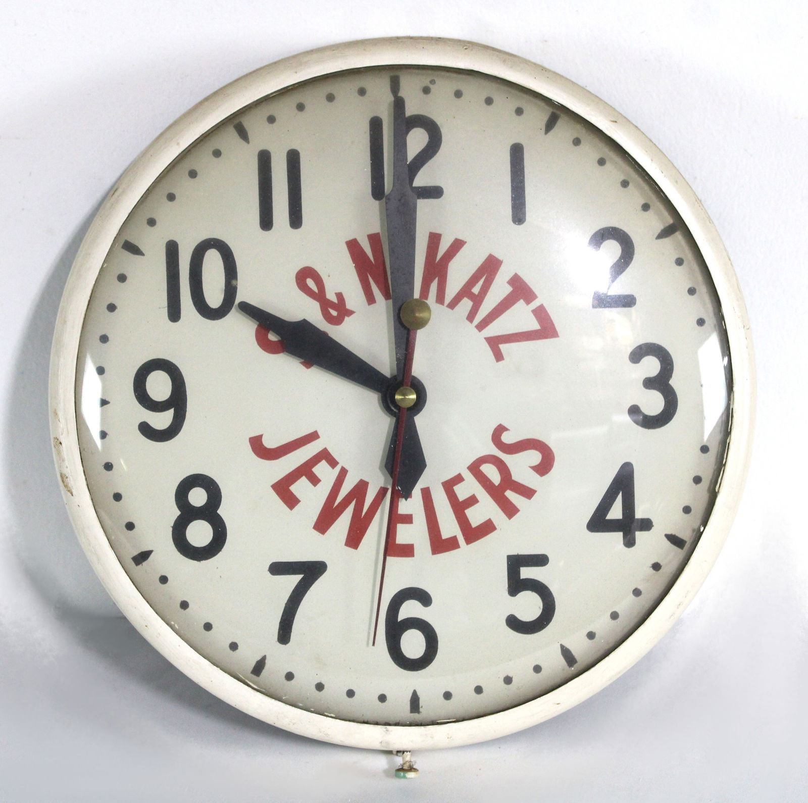 S&N Katz Jewelers Vintage Advertising Wall Clock (1 of 3)
