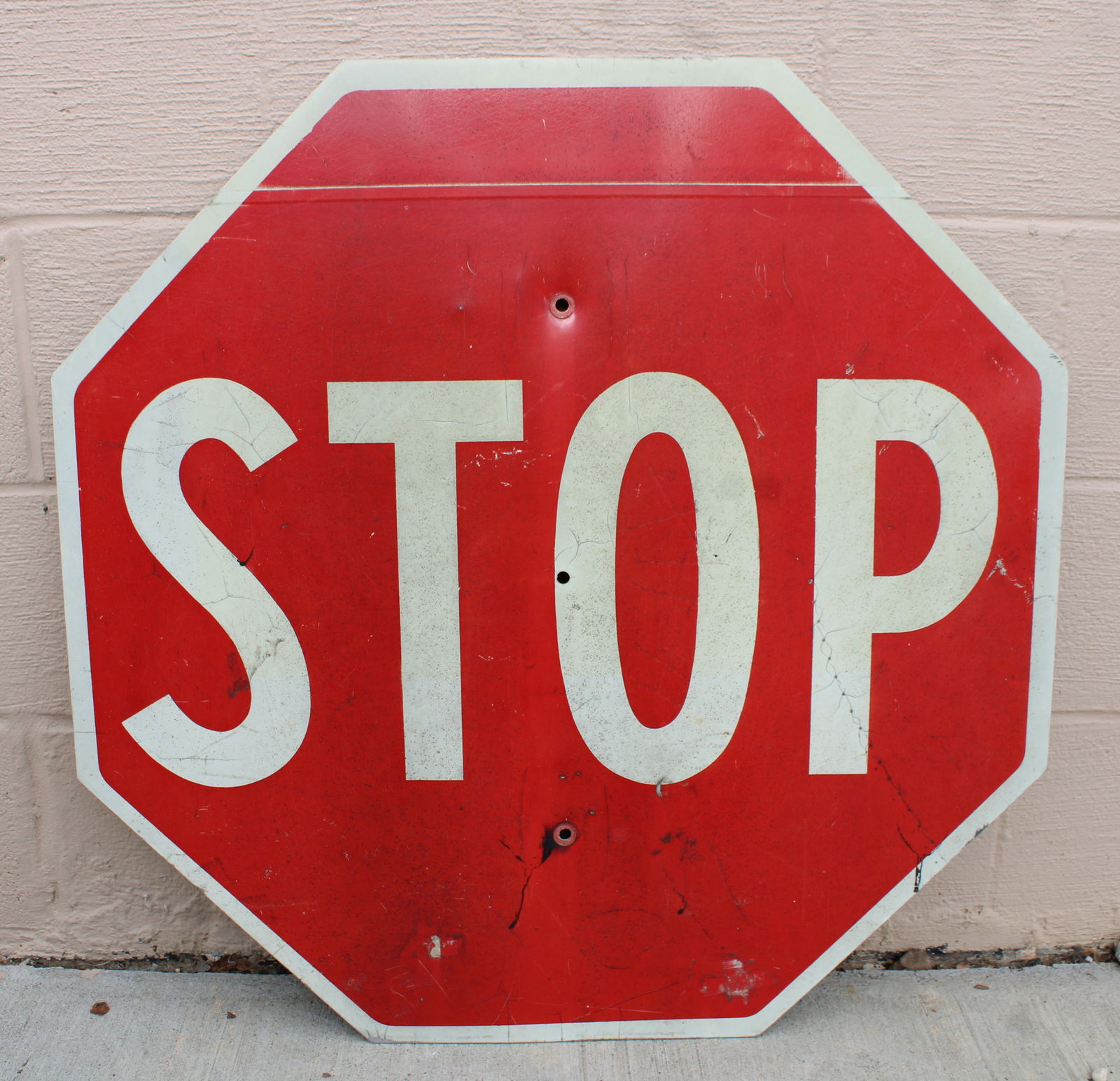 Vintage Metal Stop Sign (1 of 1)