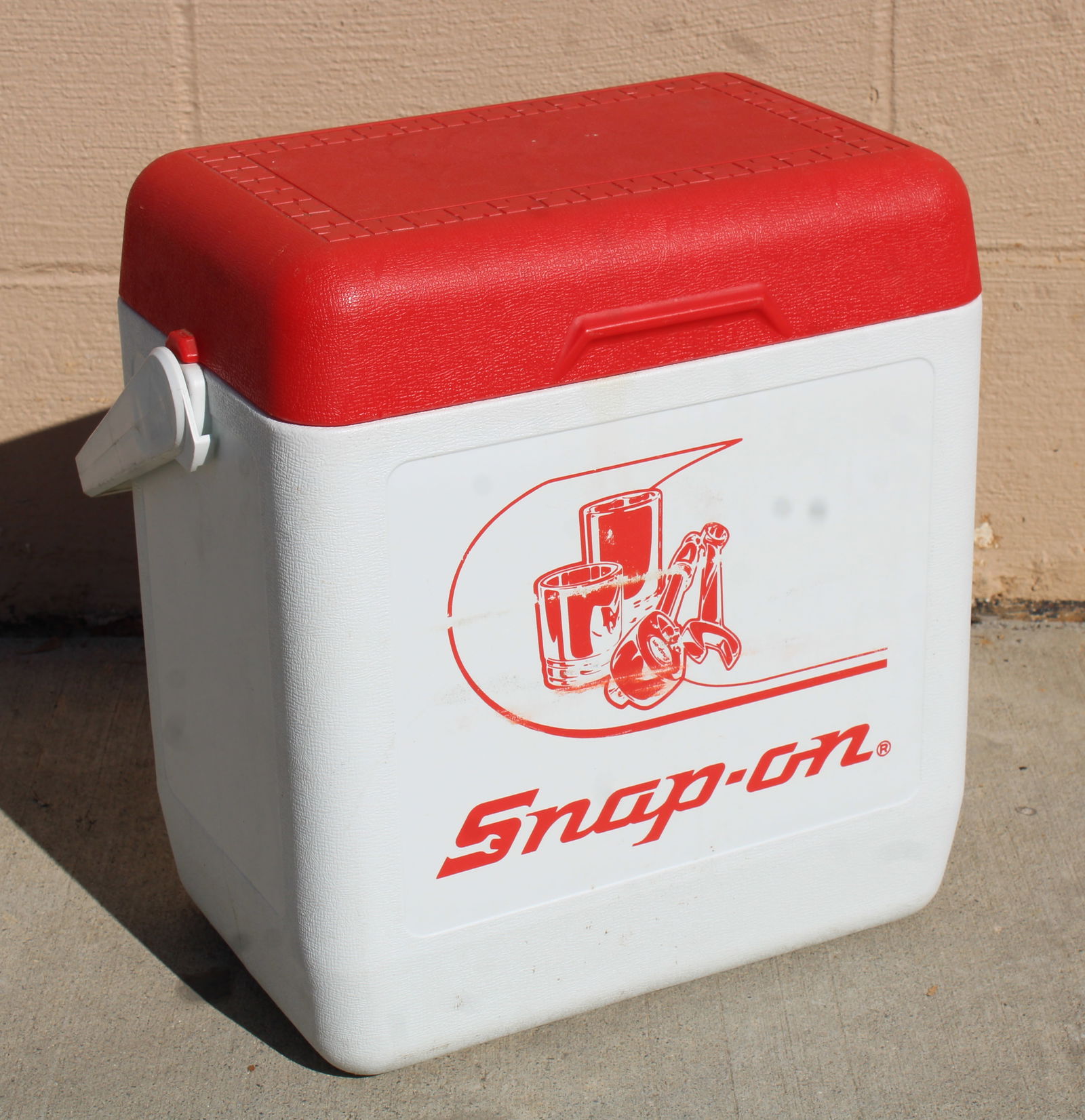 Snap On Tools Promo Cooler: This item requires third-party shipping or pickup arrangements to be made. Dimensions: 16 x 16 x 9