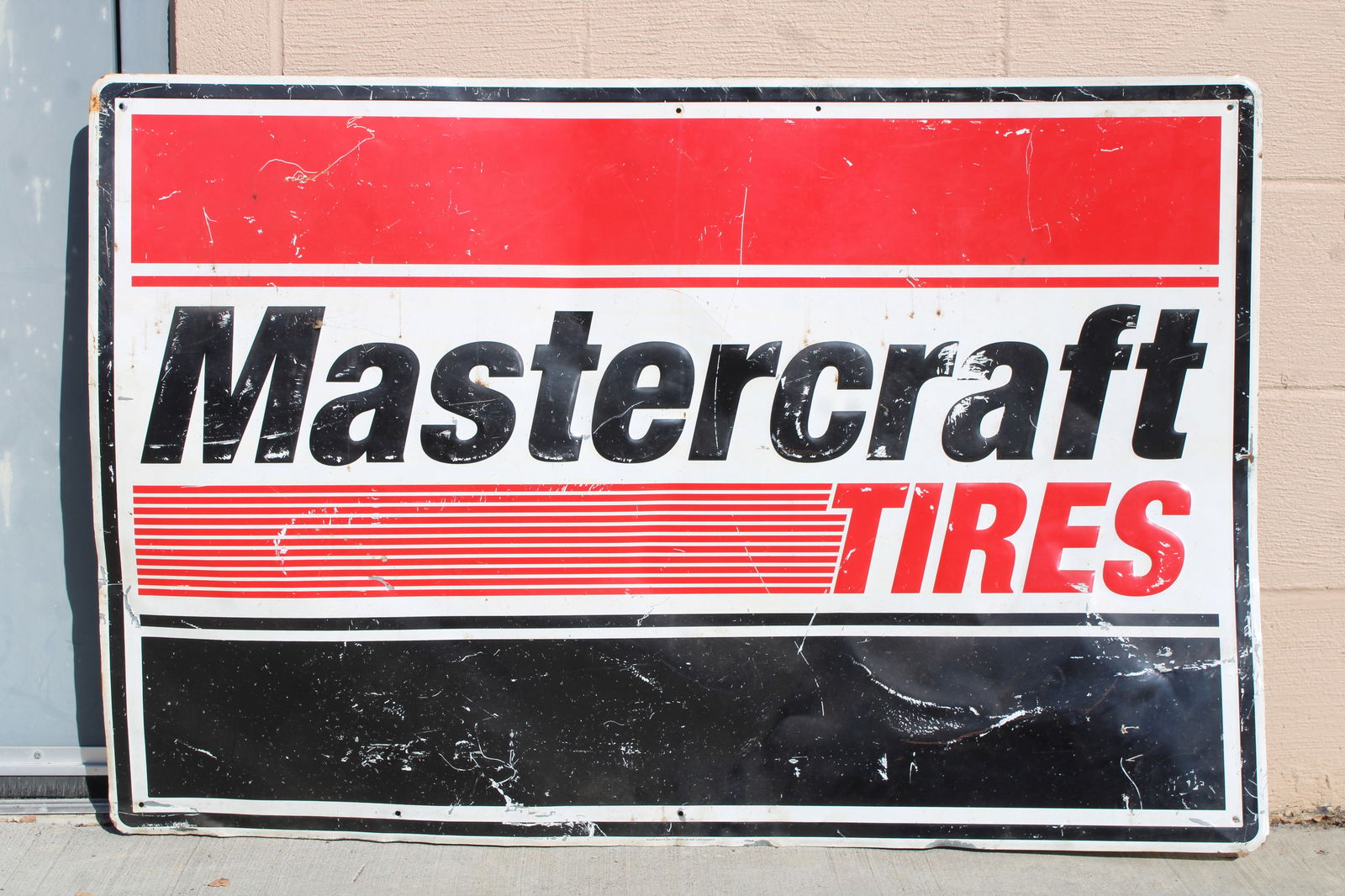 Mastercraft Tires Metal Embossed Automotive Sign (1 of 3)