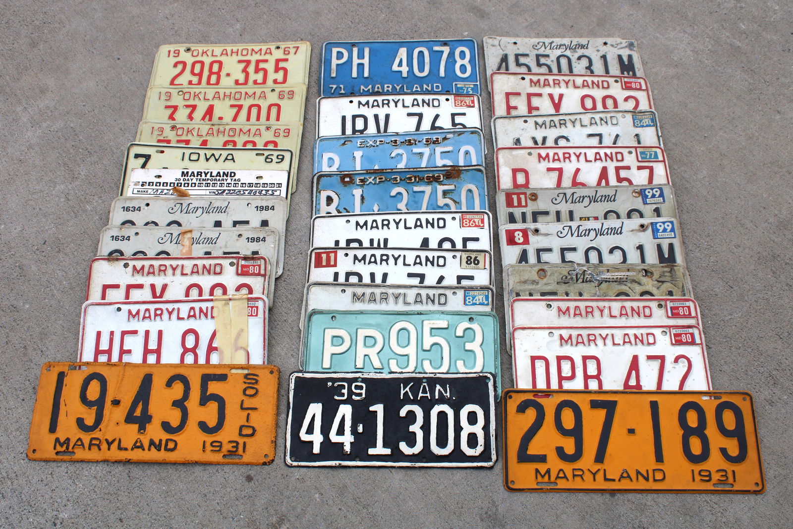 Vintage License Plates (1 of 1)