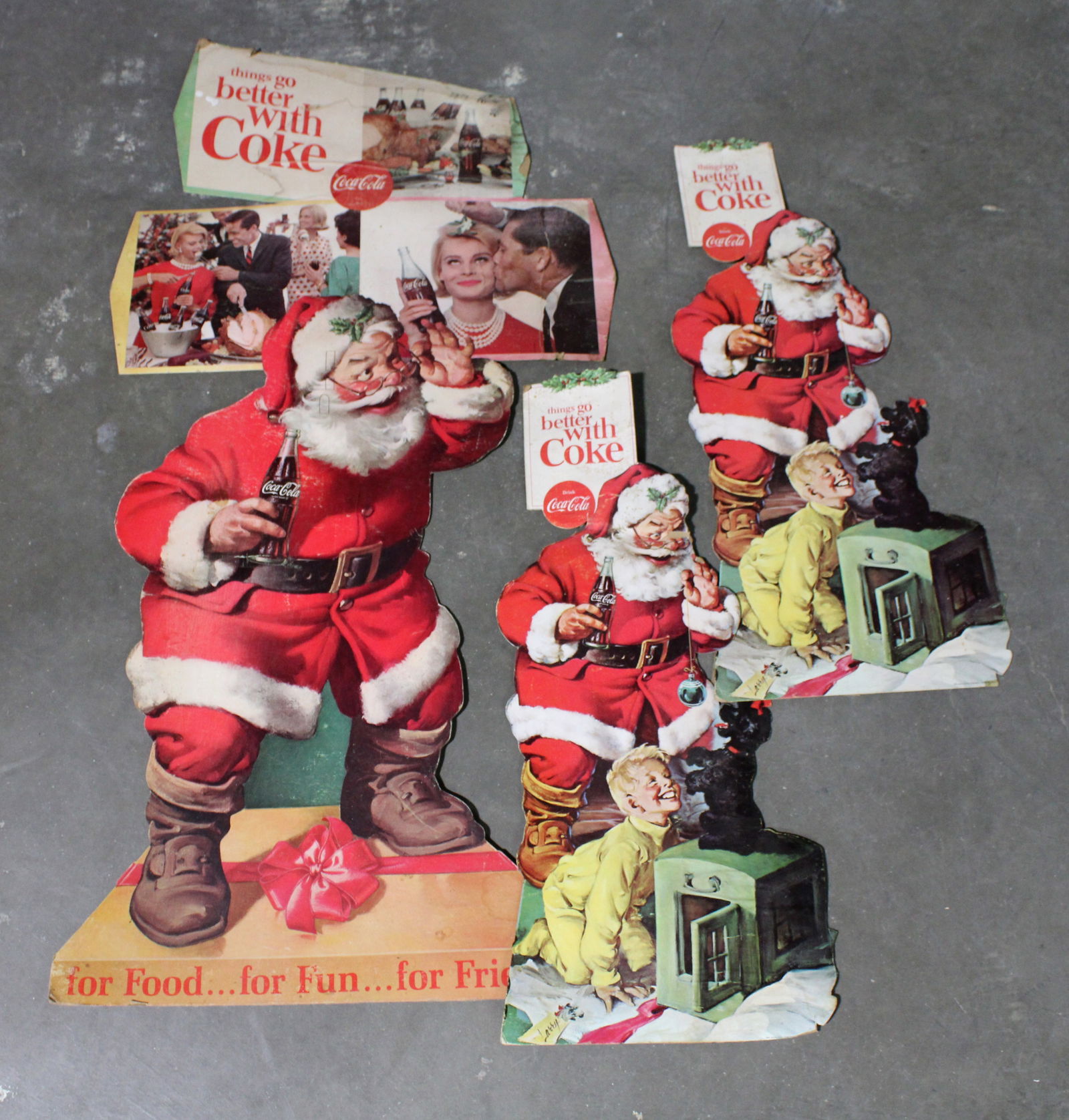 Coca Cola Holiday Santa Standees (1 of 4)