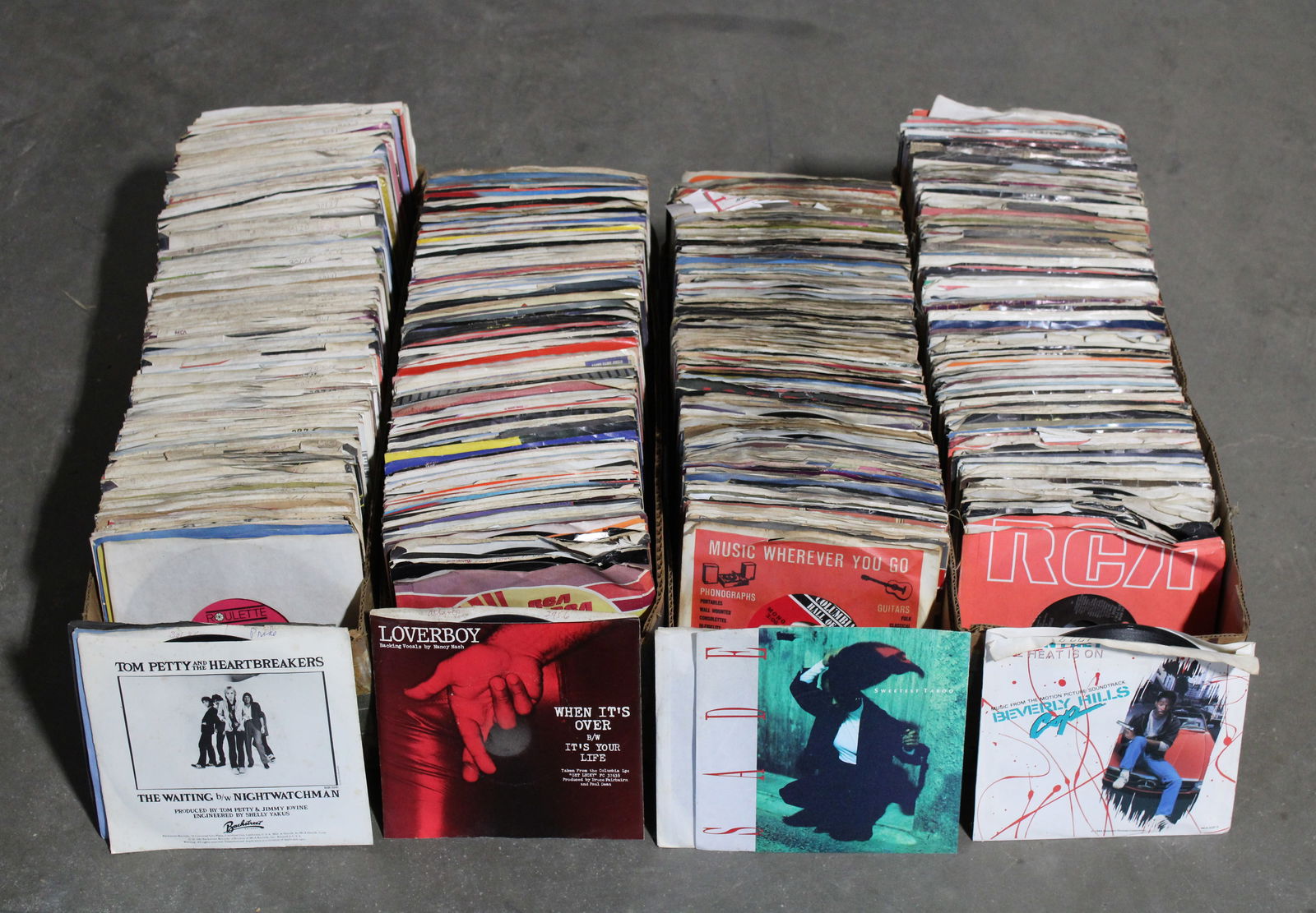 Assorted Lot of 45rpm Records for Jukebox, Lot 1 (1 of 1)