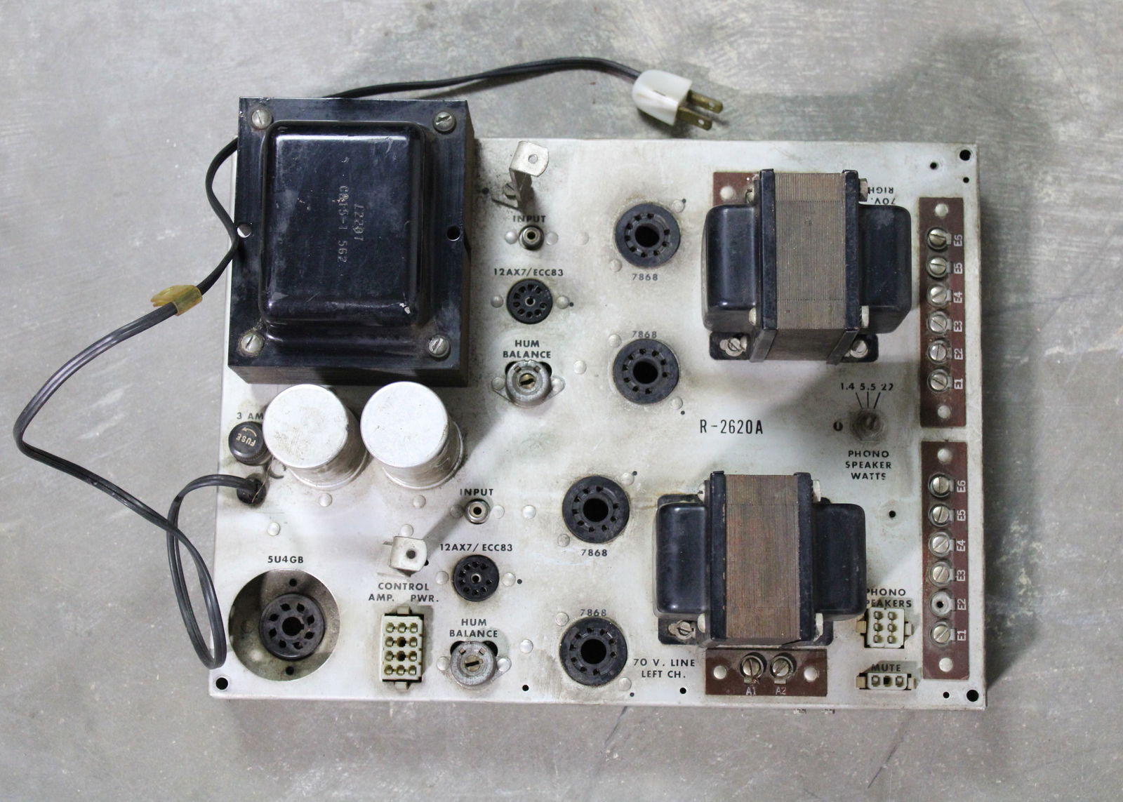 AMI/ Rowe 2620A Amplifier/ Mixer for Jukebox (1 of 2)