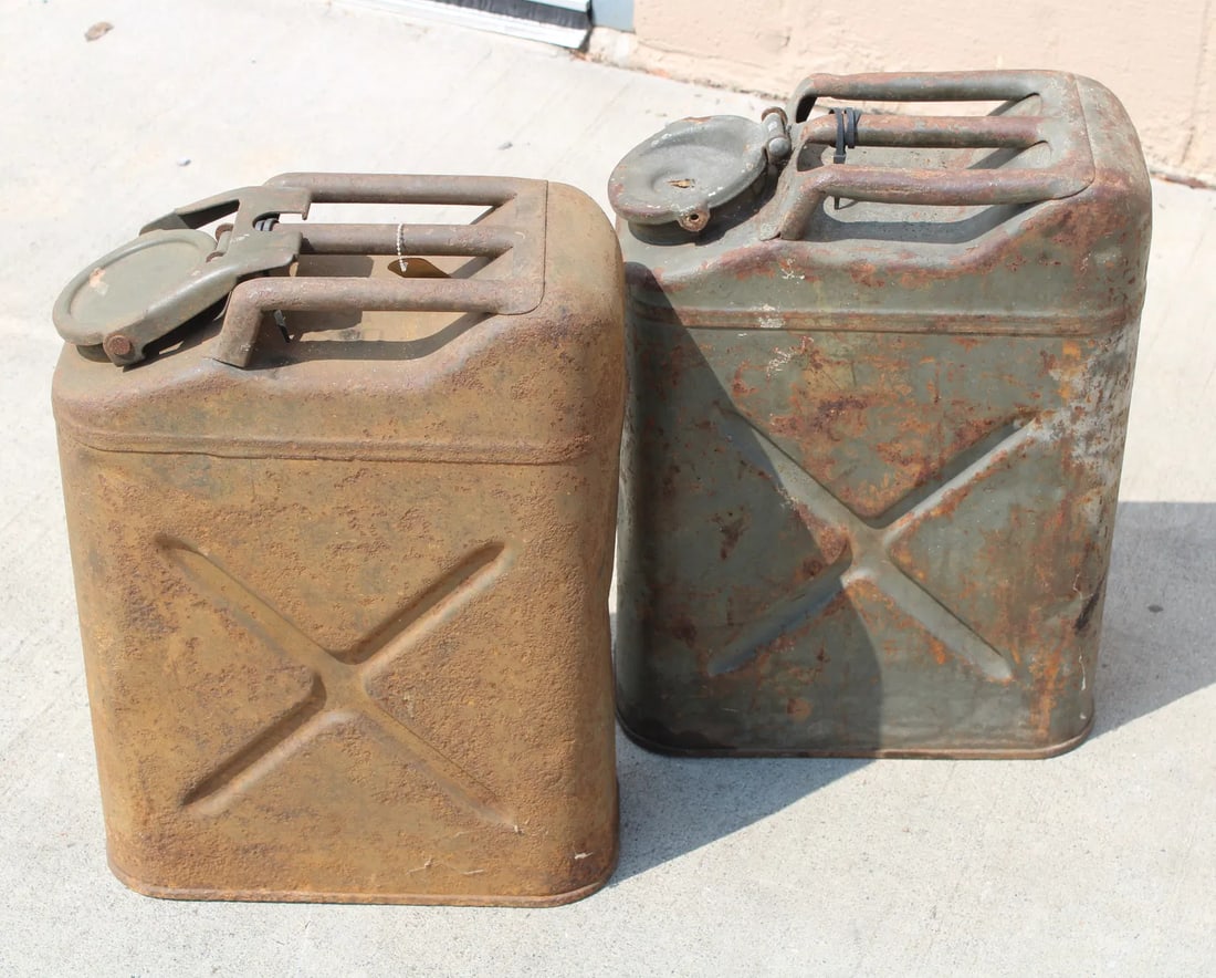 U.S. Military Metal Jerry Cans from 1944 (1 of 3)