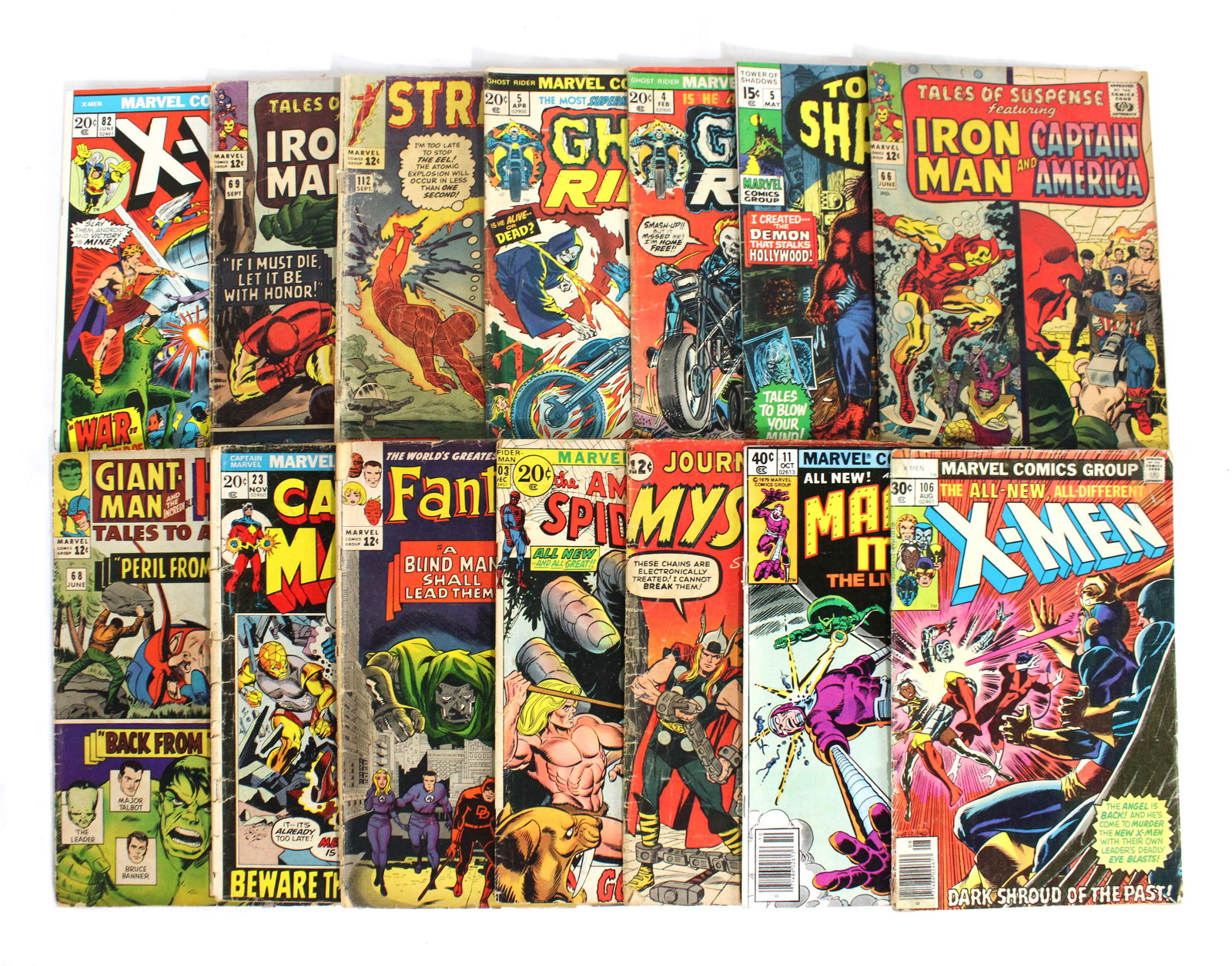 Silver and Bronze Age Marvel Comic Books (1 of 11)