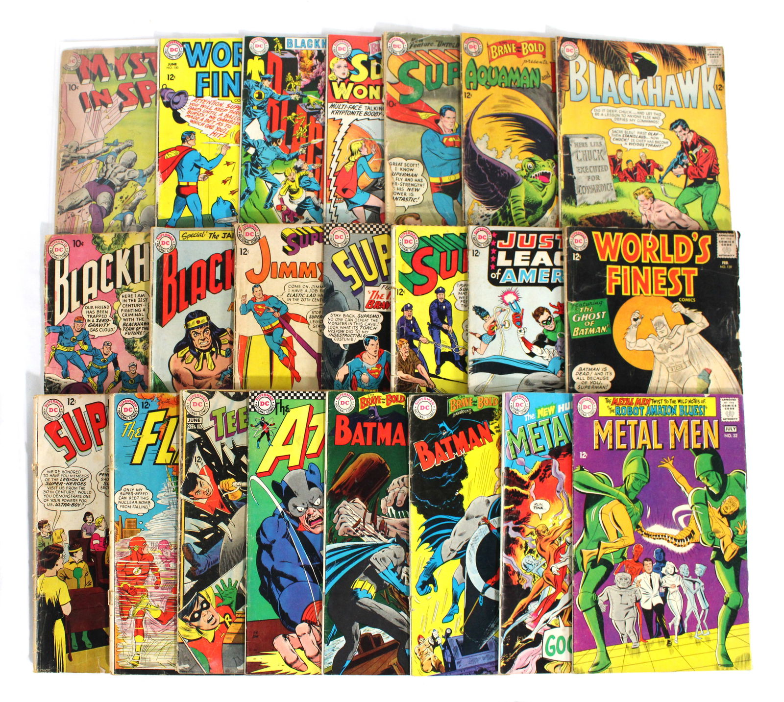 Silver Age DC Comic Books incl. Mystery in Space and Metal Men (1 of 4)