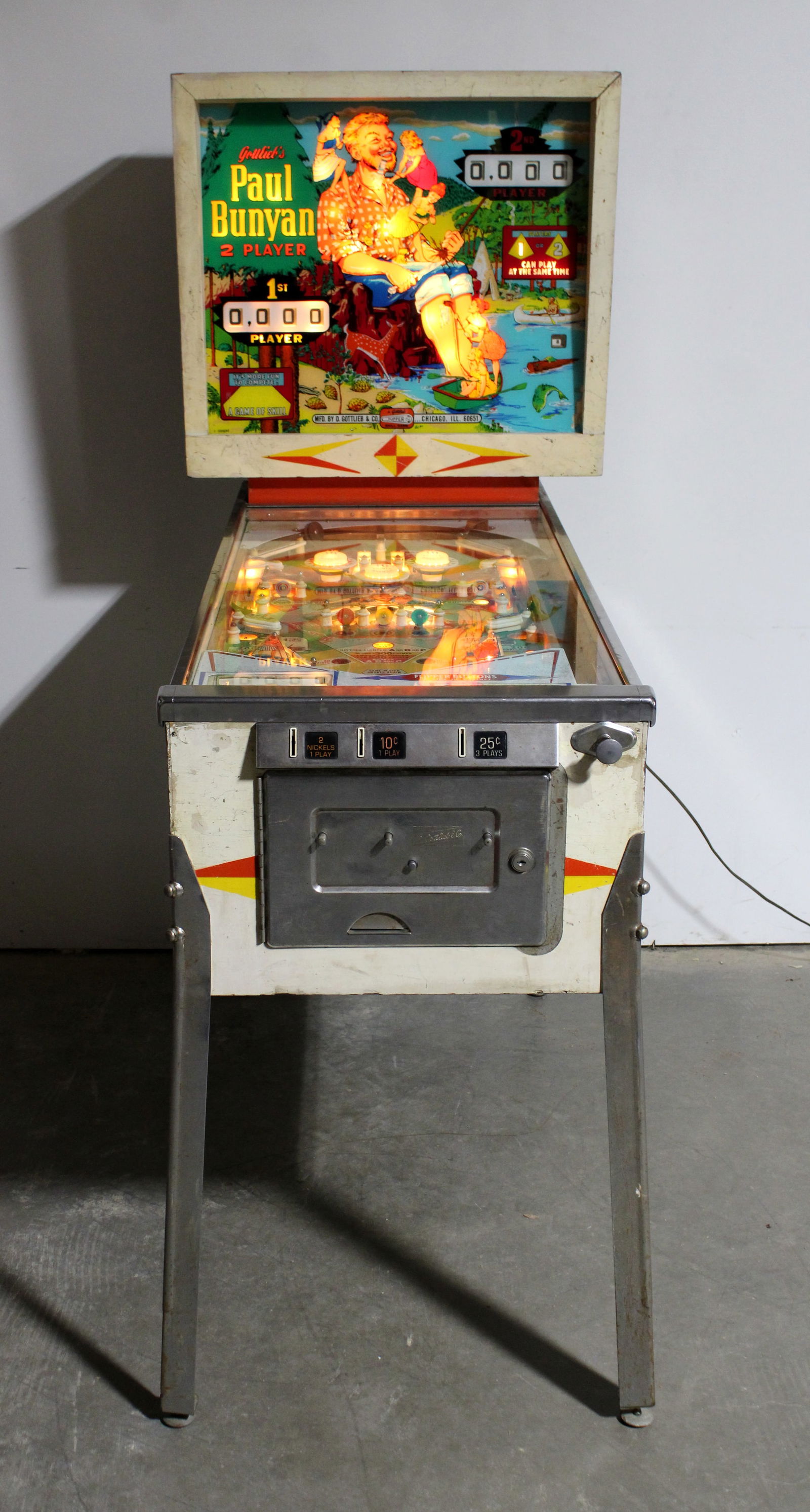 Gottlieb Paul Bunyan Pinball Machine (1 of 6)
