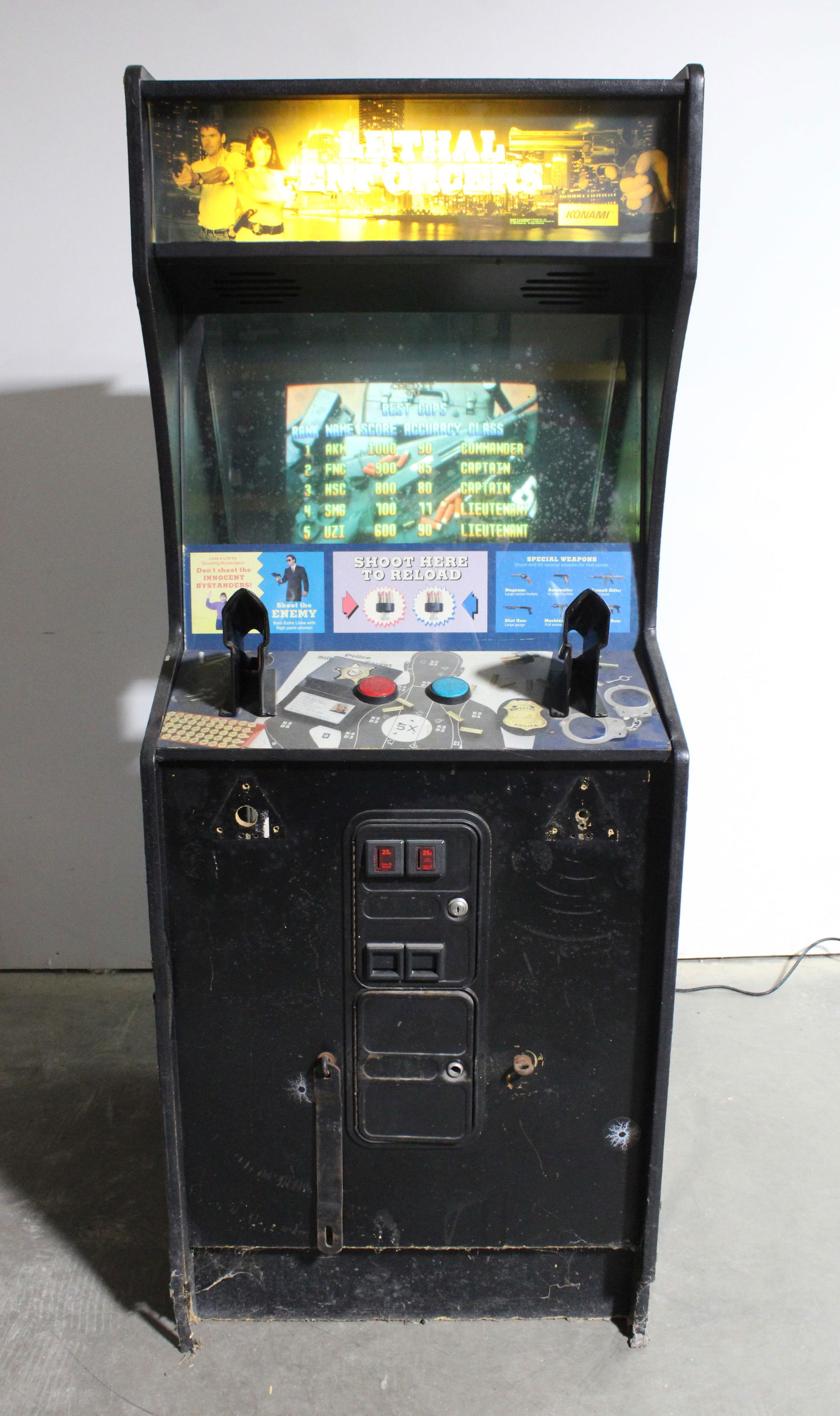 Konami Lethal Enforcers Arcade Game (1 of 4)