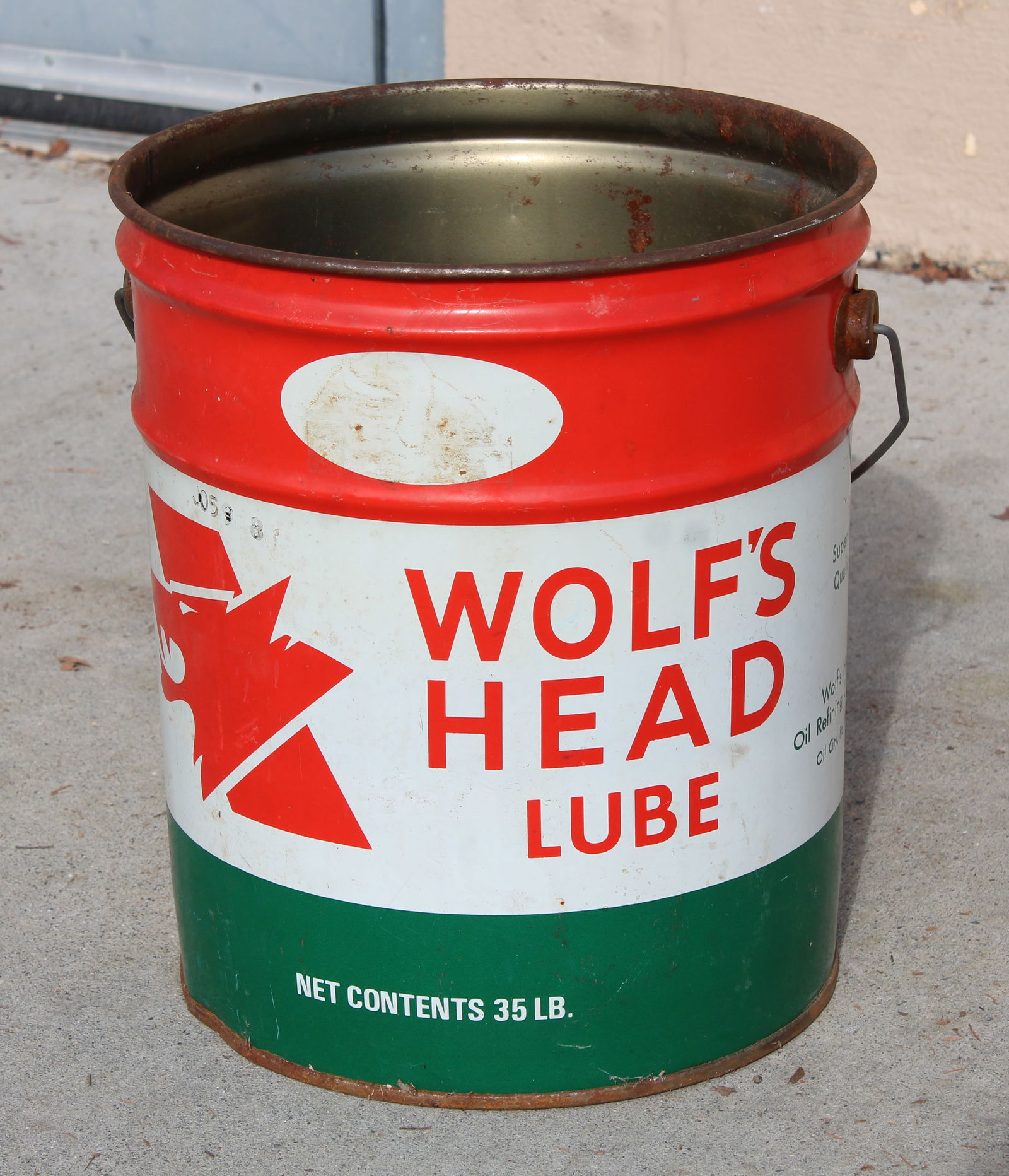 Wolf's Head Automotive Grease Can (1 of 3)