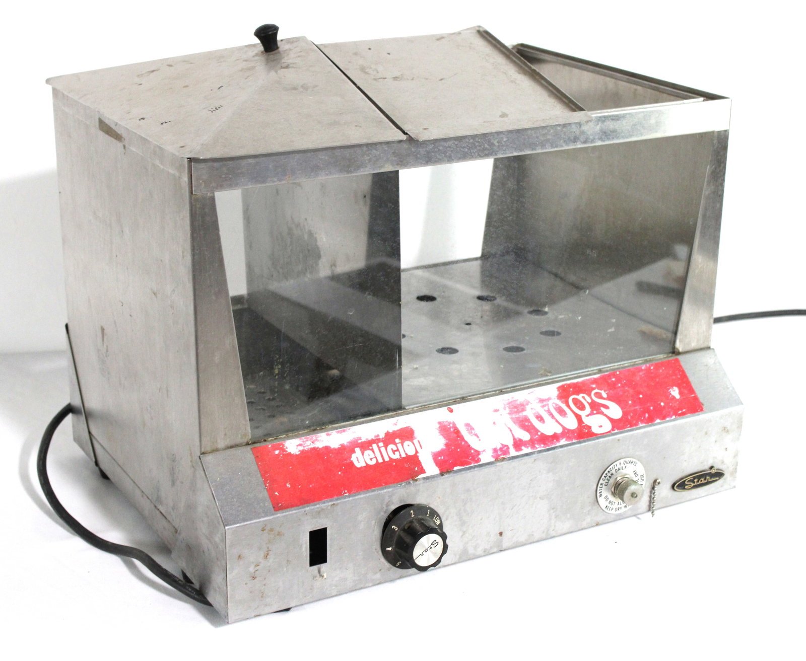 Hot Dog Warmer: This item requires third-party shipping or pickup arrangements to be made. Dimensions: 16 x 18 x 15