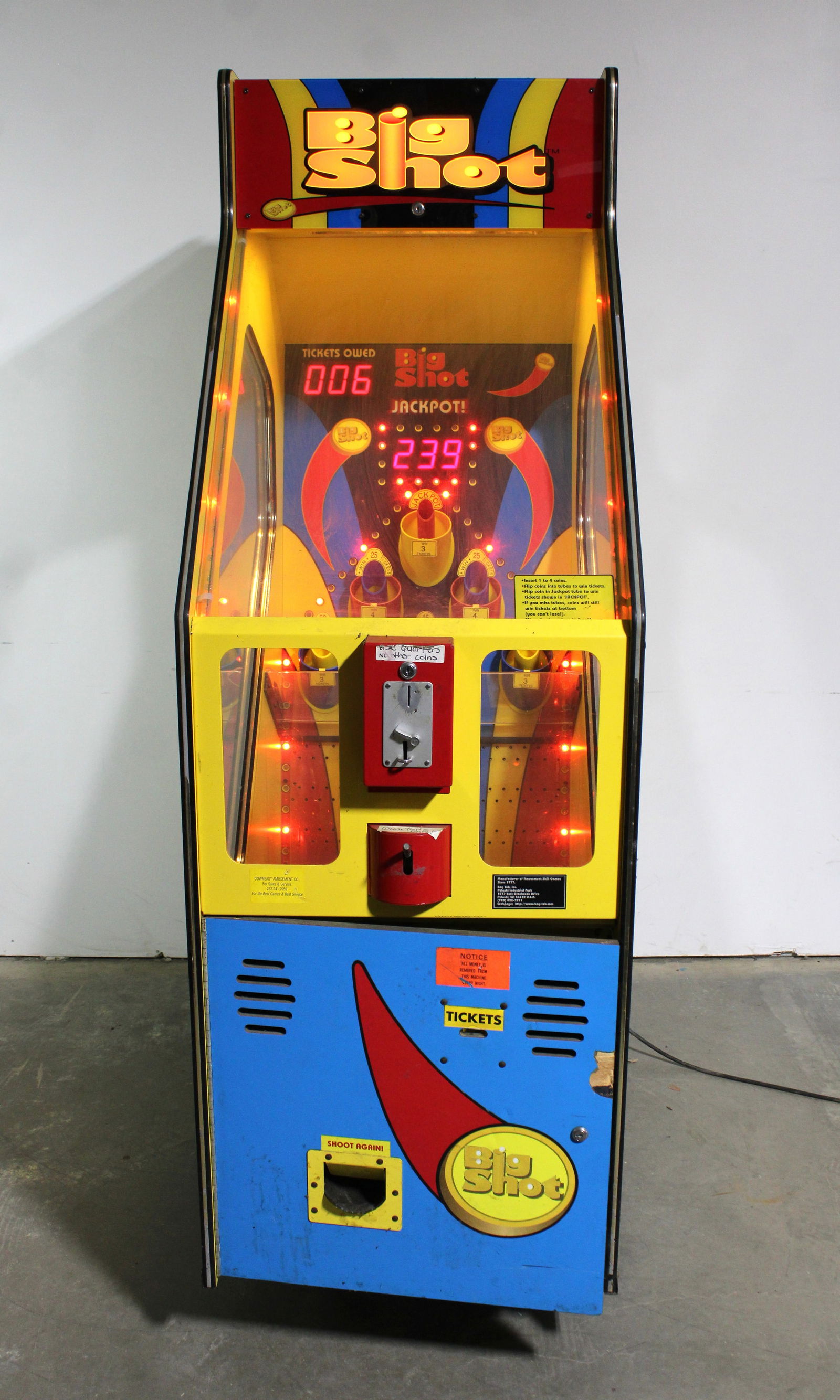 Big Shot Ticket Redemption Arcade Game (1 of 4)