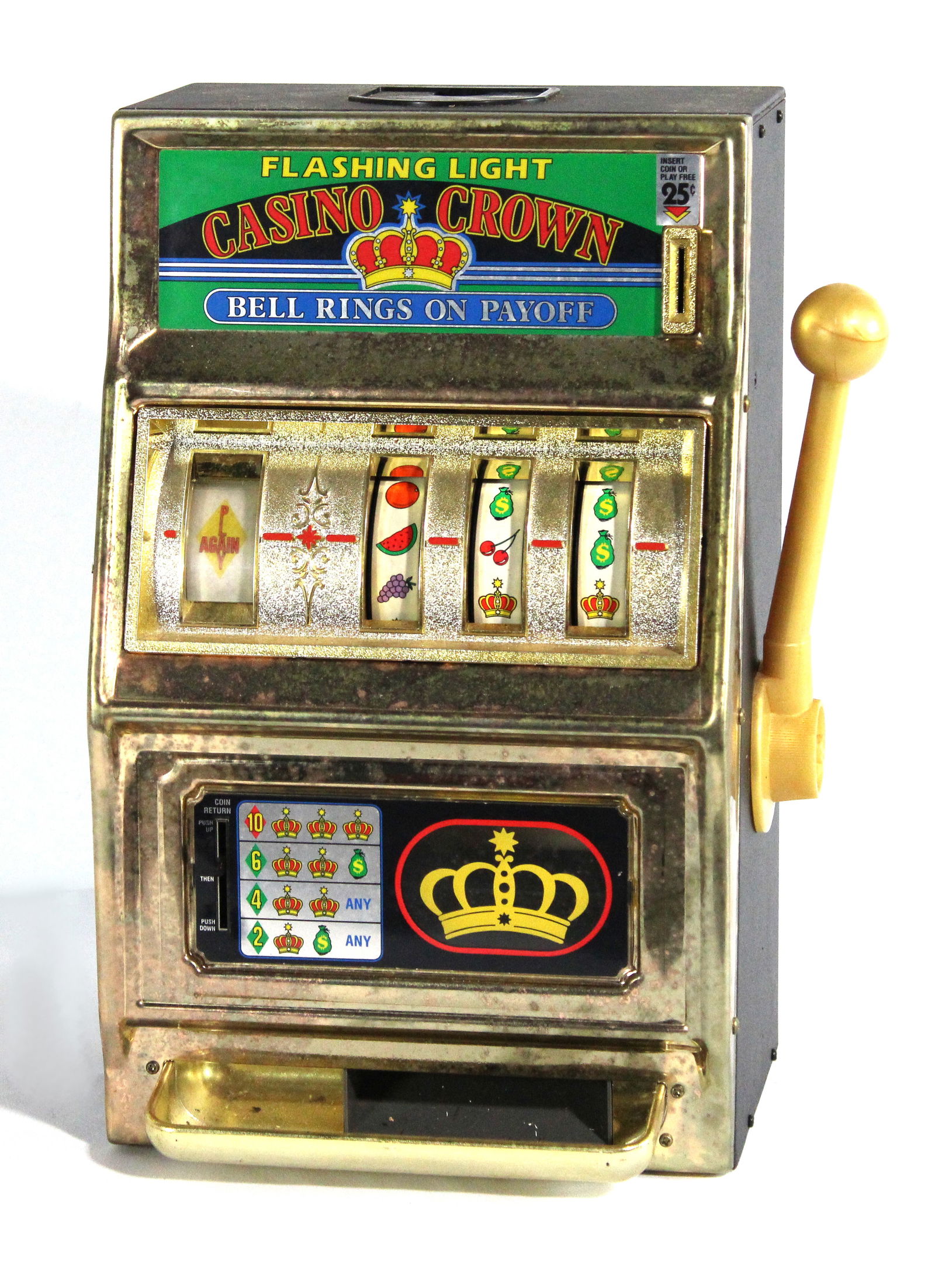 Waco 'casino Crown' Antique 25cent Slot Machine