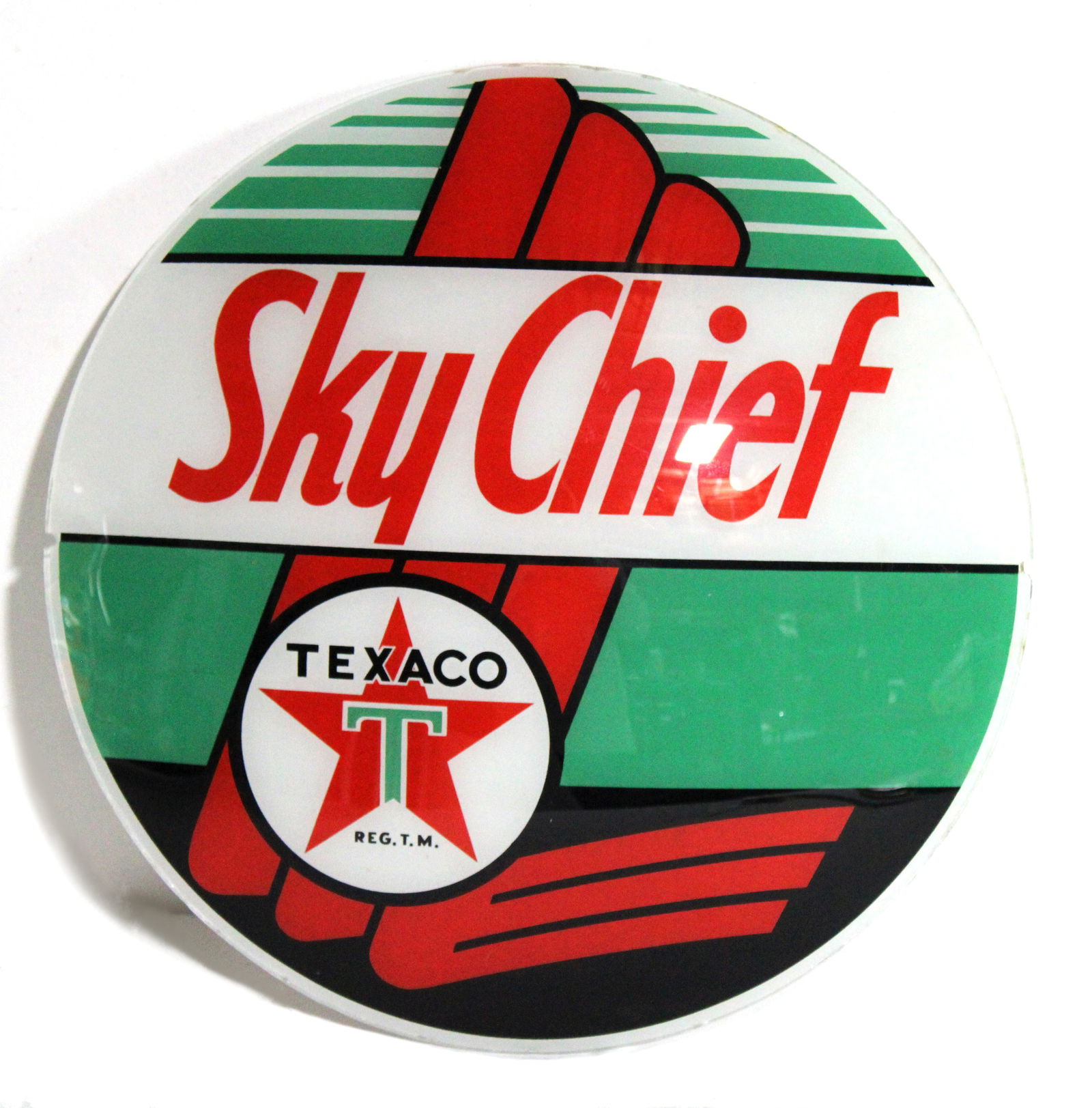 Texaco Sky Chief Gas Pump Globe Lens 13.5" (1 of 2)