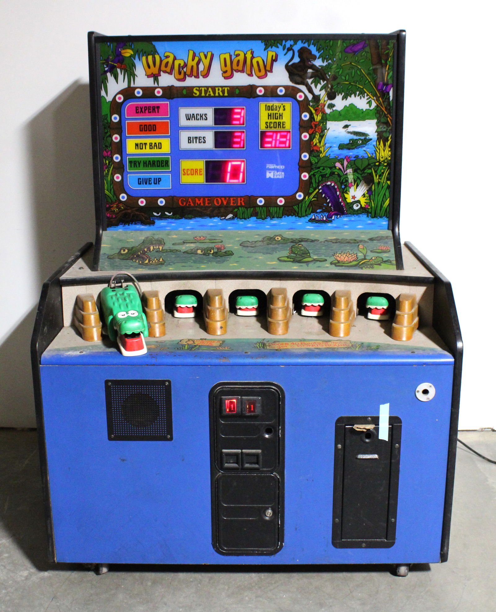 Data East Wacky Gator Arcade Game, Lot 2 (1 of 4)