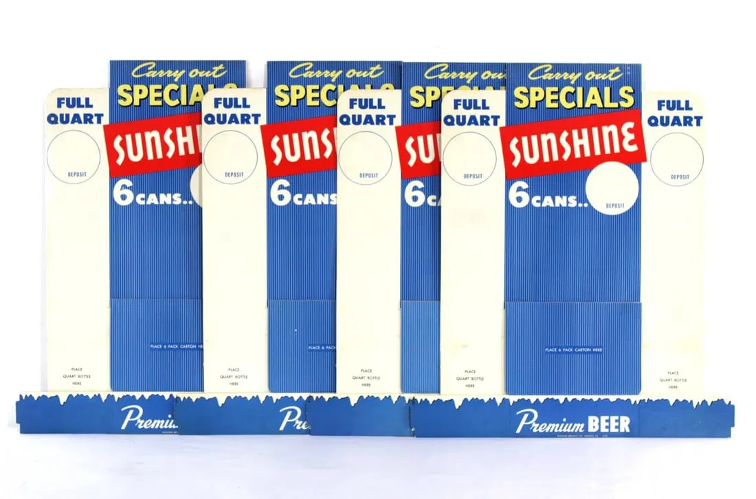 NOS Sunshine Beer Six Pack Store Displays (1 of 1)