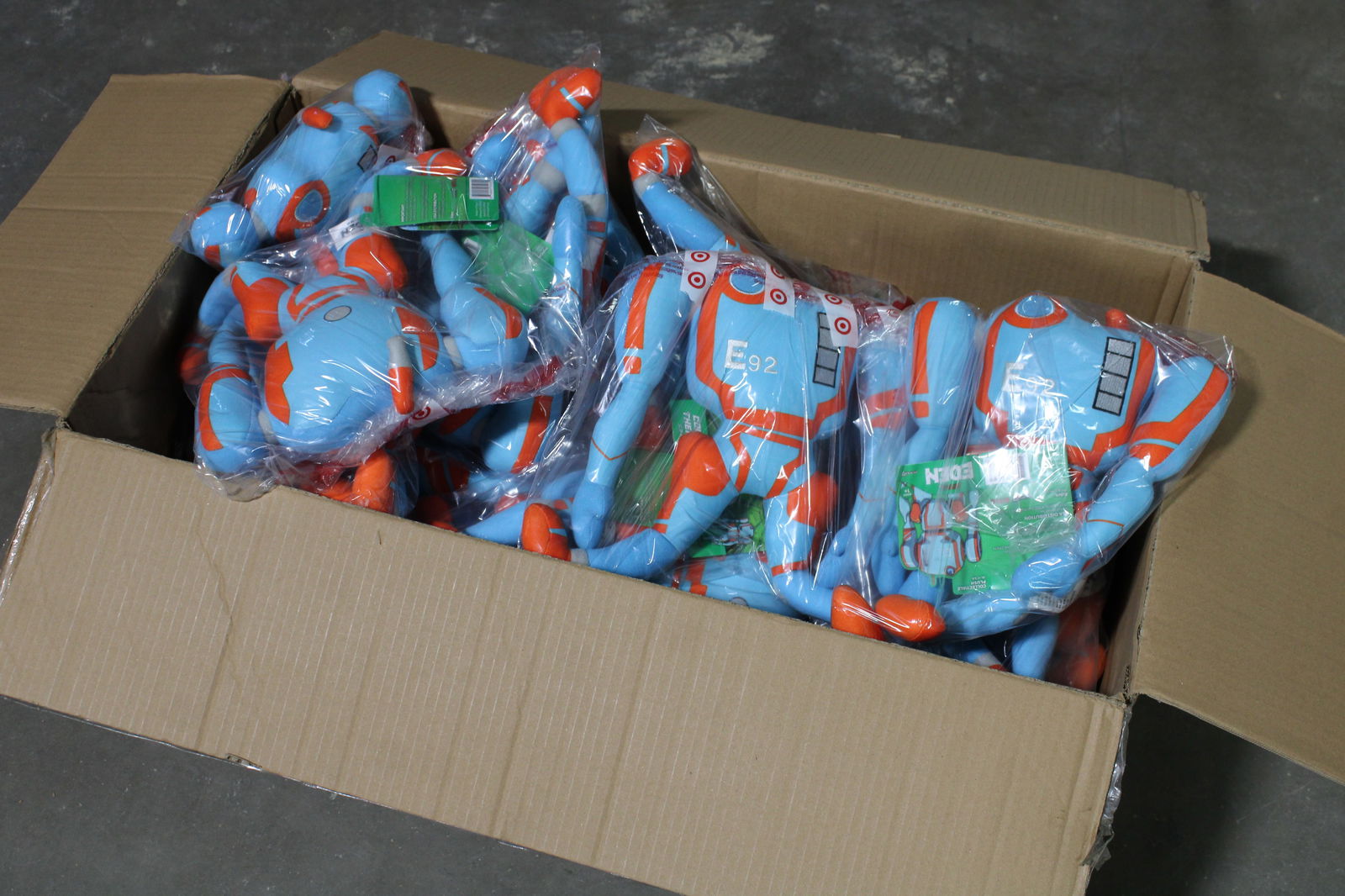 Super 7 Eden Crane Arcade Plush: Total of 18, new in plastic. In-house shipping available.