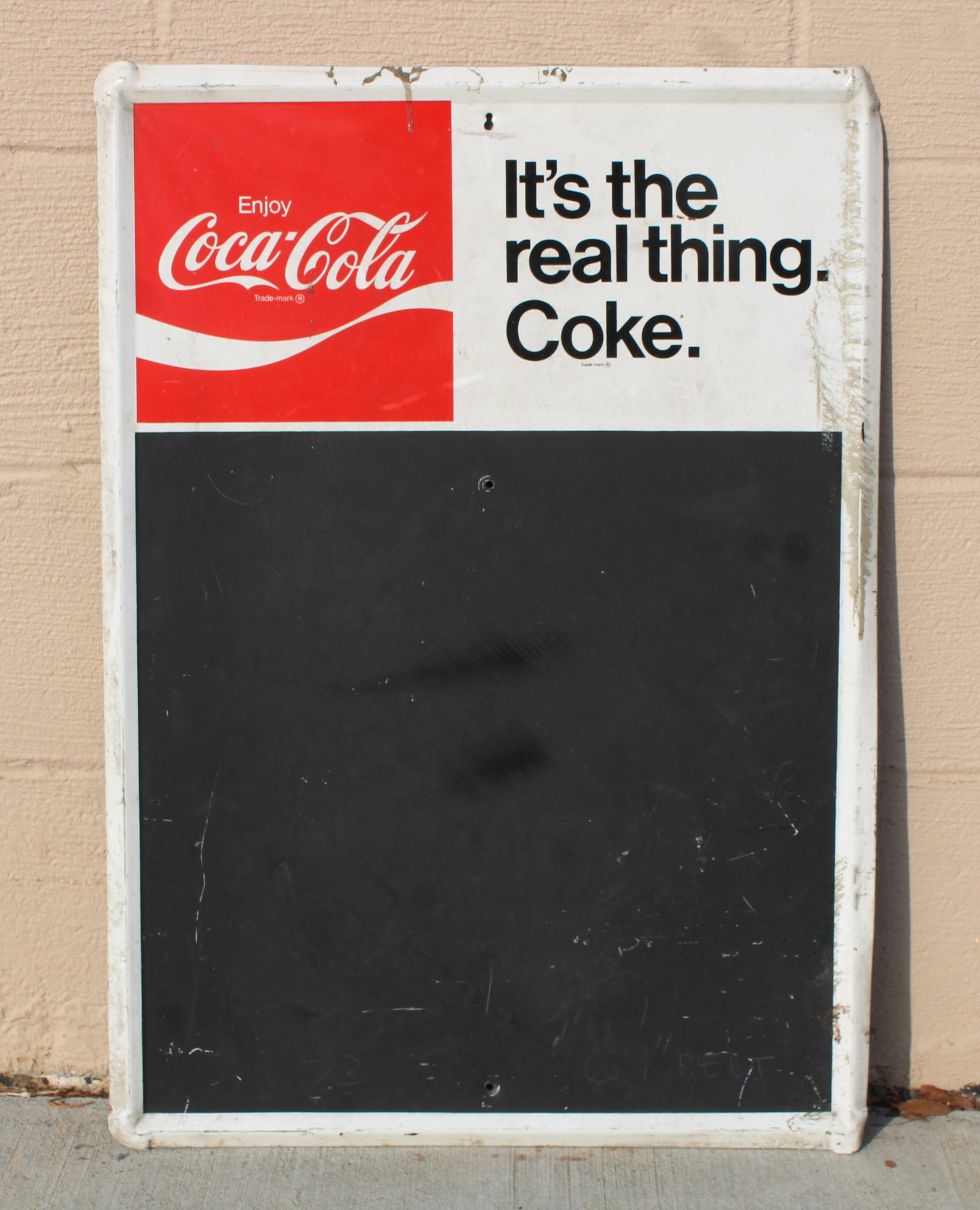Coca Cola Menu Board: In-house shipping available. Dimensions: 28 x 20 x 1