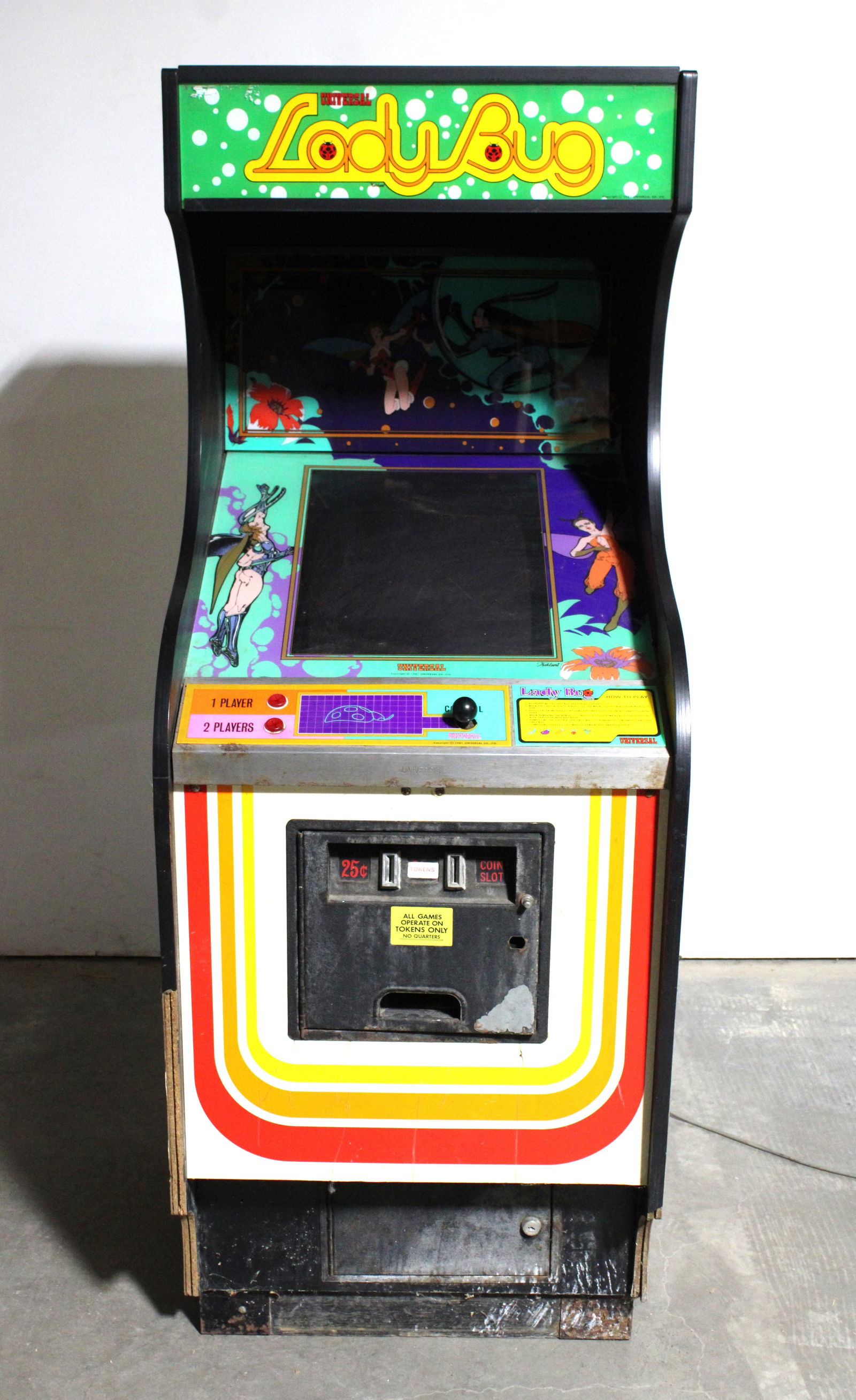 Universal Ladybug Arcade Game, includes New Sideart (1 of 5)