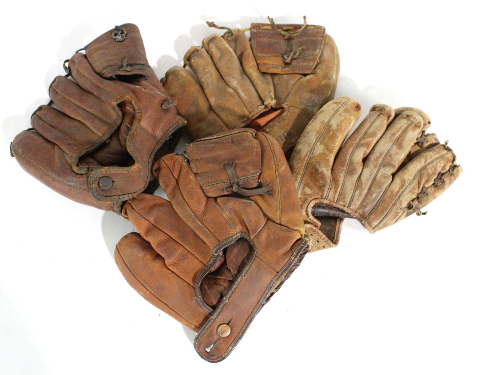 Leather Baseball Gloves incl. Wilson, MacGregor and JC Higgins (1 of 4)