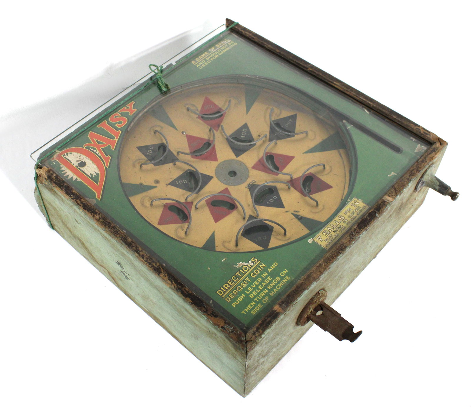 PEO Daisy Tabletop Pinball Machine, 1930s (1 of 4)