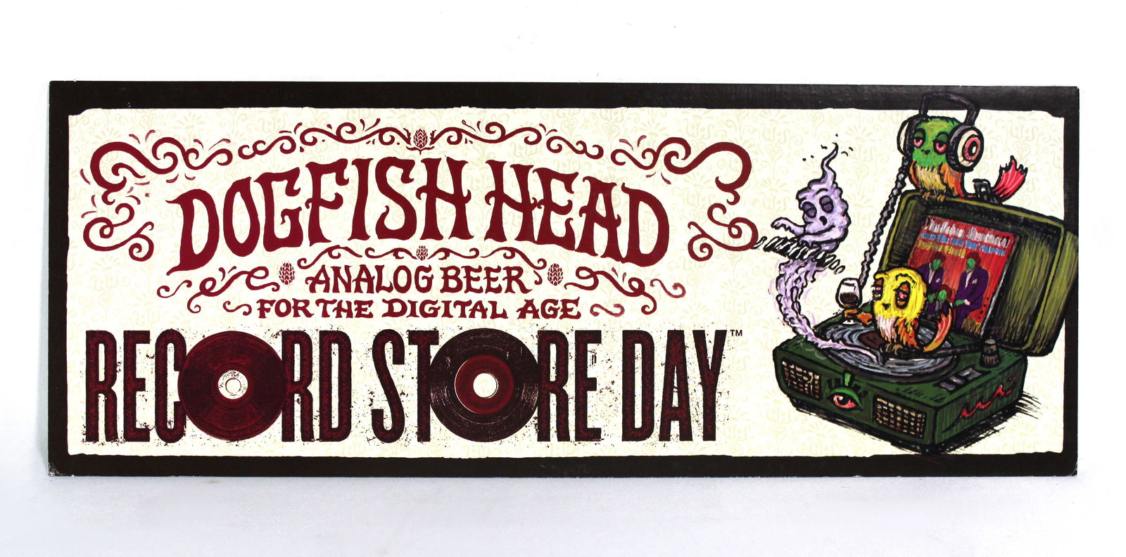 Dogfish Head Record Store Day Promo Sign (1 of 1)