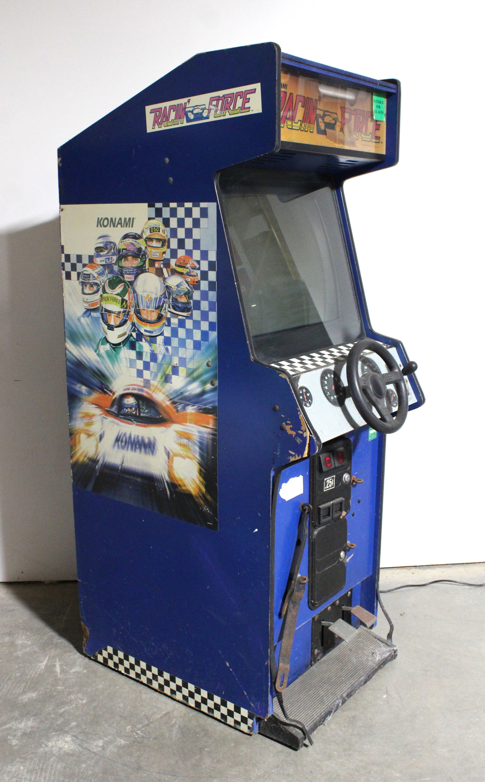 Konami Racin' Force Arcade Game (1 of 4)