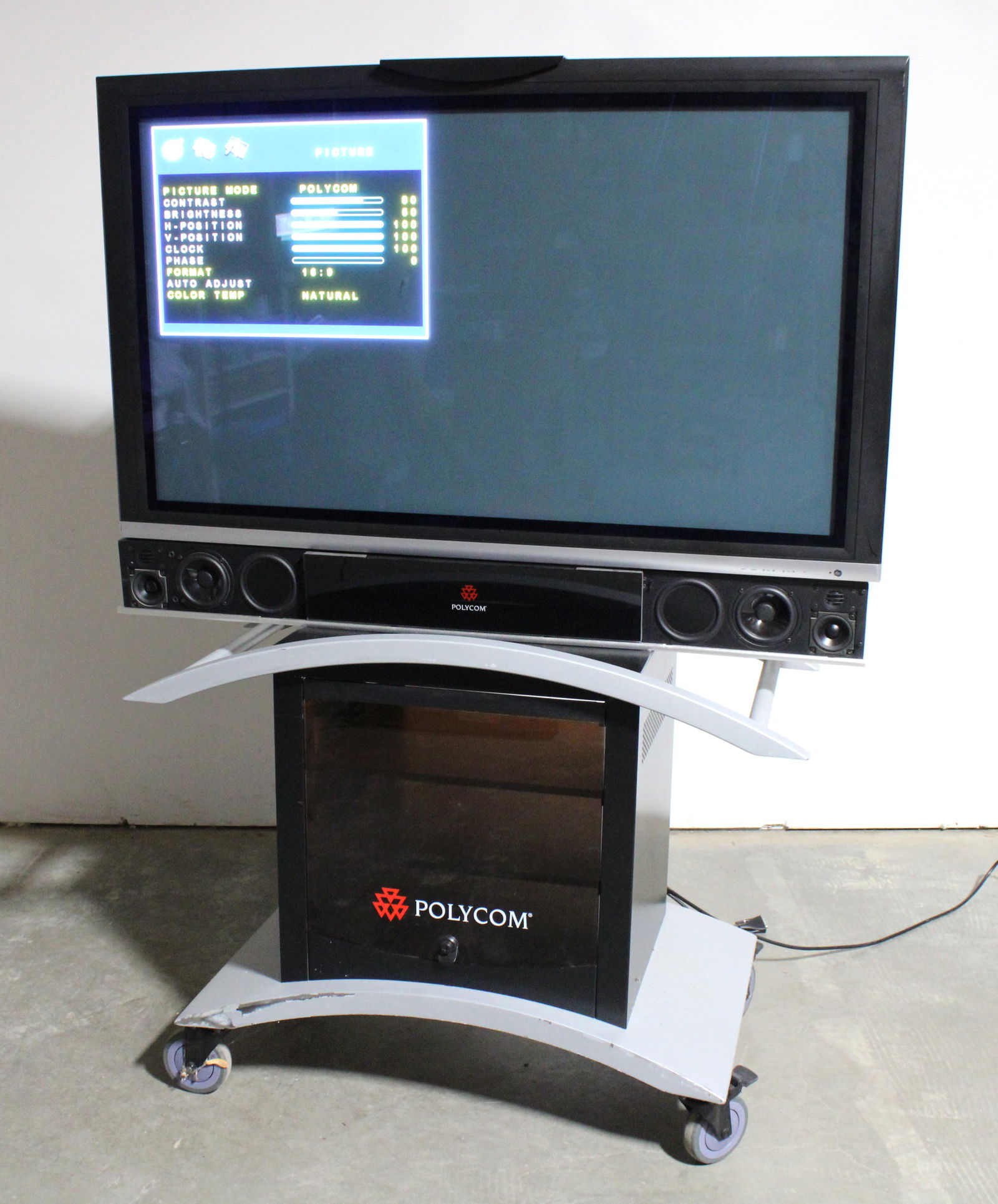 Polycom 50" Conference Television, For Gamers / Arcade Lot 2 (1 of 5)