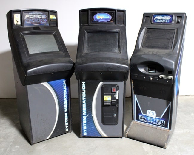 Three Upright Megatouch Touchscreen Arcades (1 of 3)