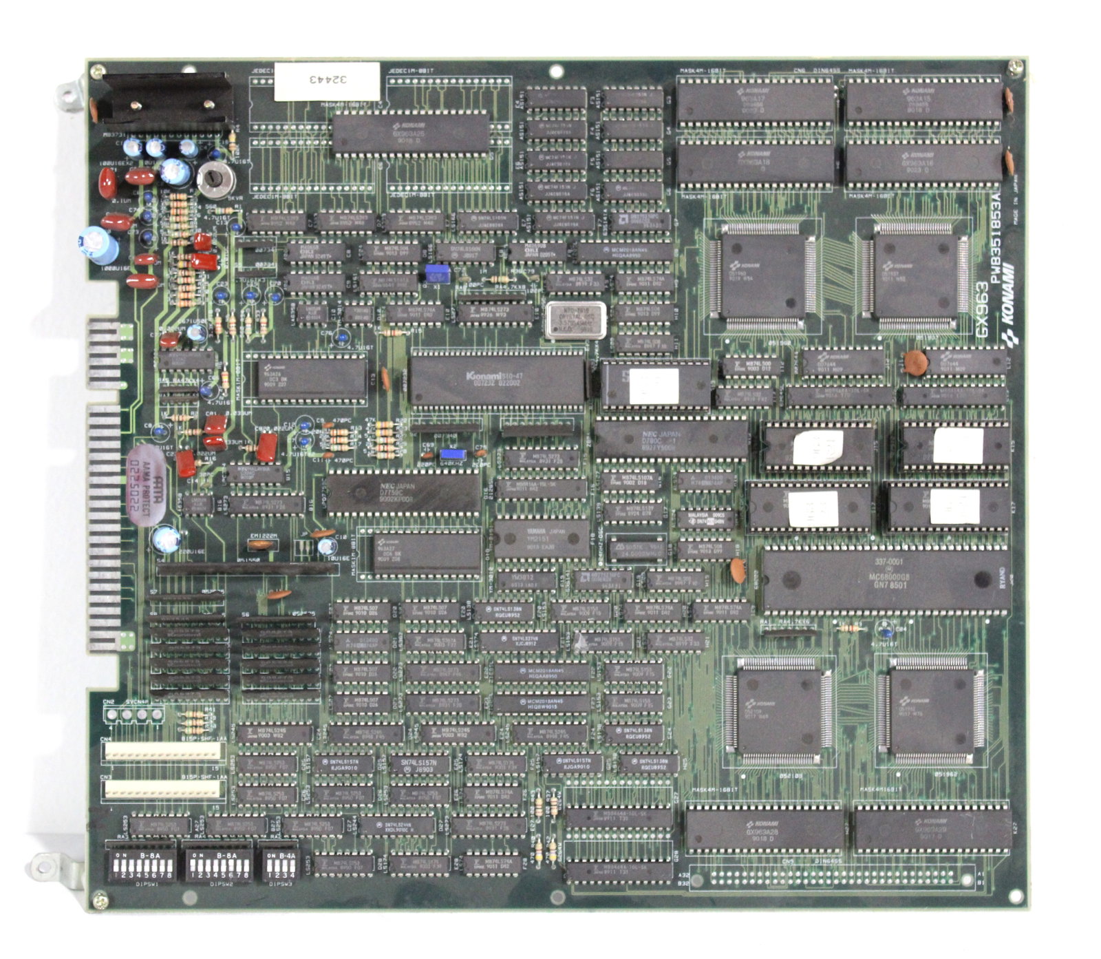 Konami Teenage Mutant Ninja Turtles Arcade Game Board: Working. In-house shipping available.