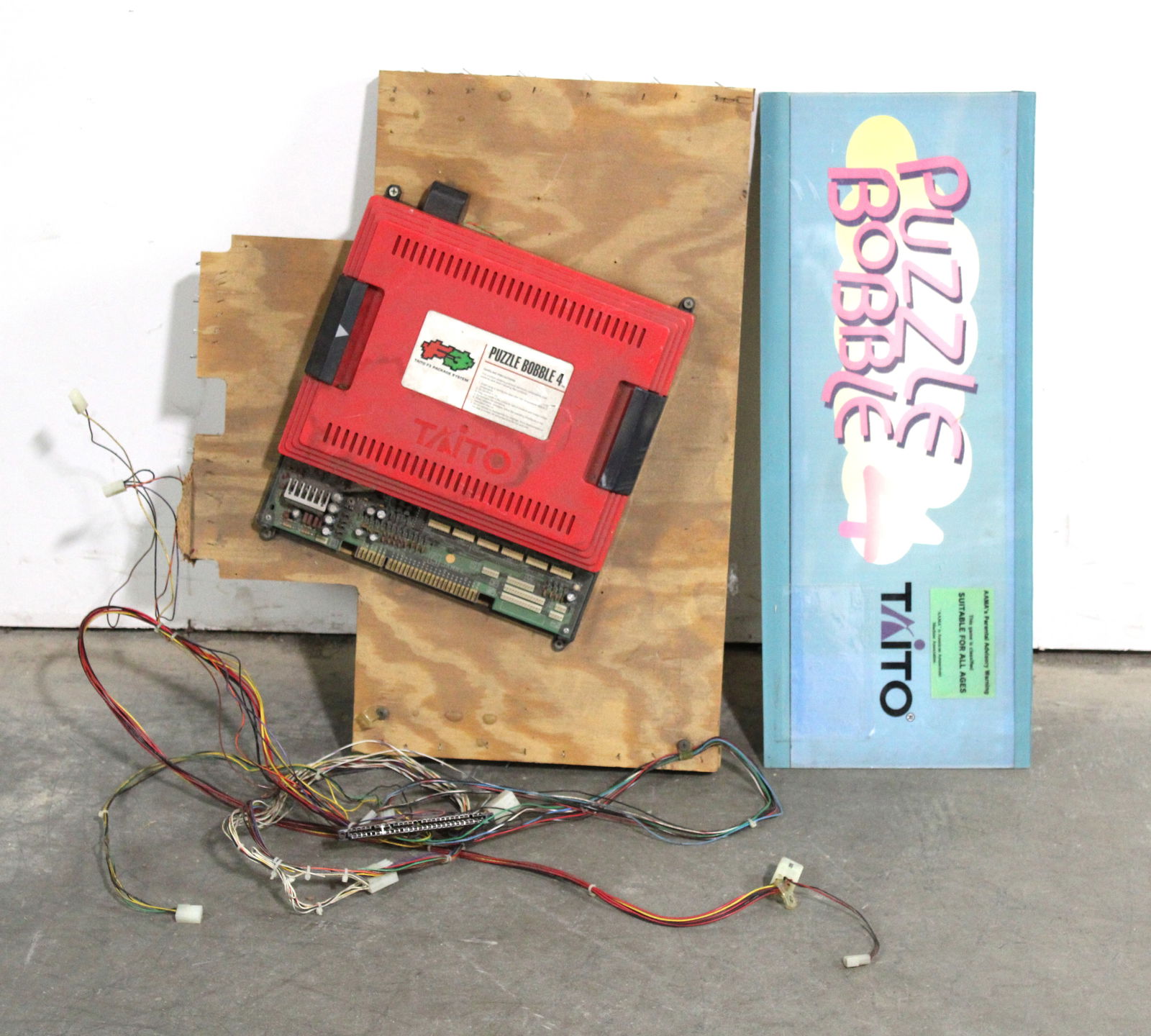 Taito Puzzle Bobble 4 Board and Header (1 of 1)