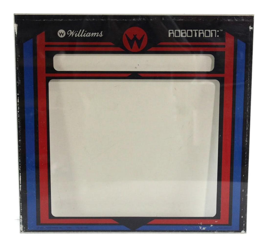 Williams Robotron Mini Arcade Plexi Bezel (1 of 1)