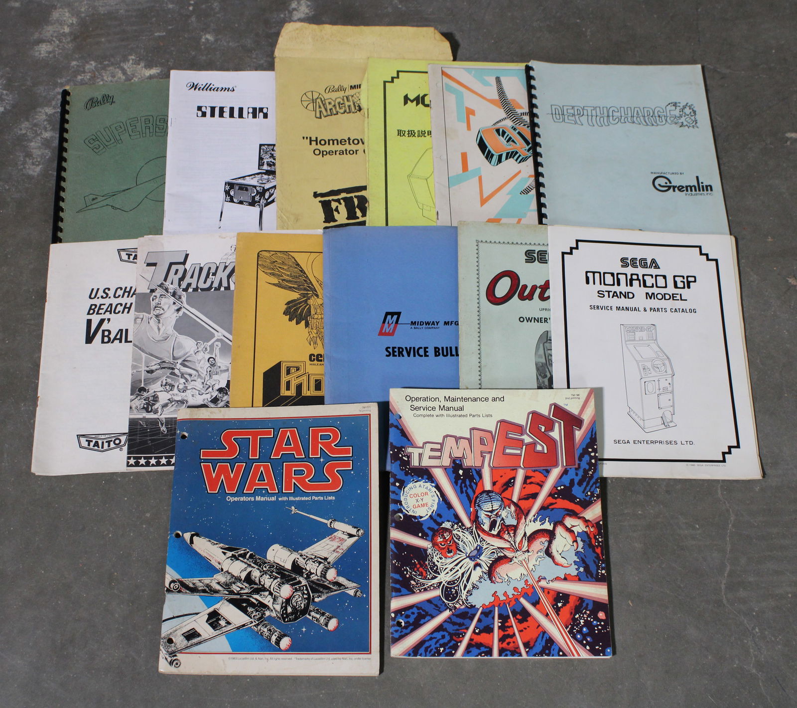 Arcade and Pinball Manuals incl. Star Wars and Tempest (1 of 1)