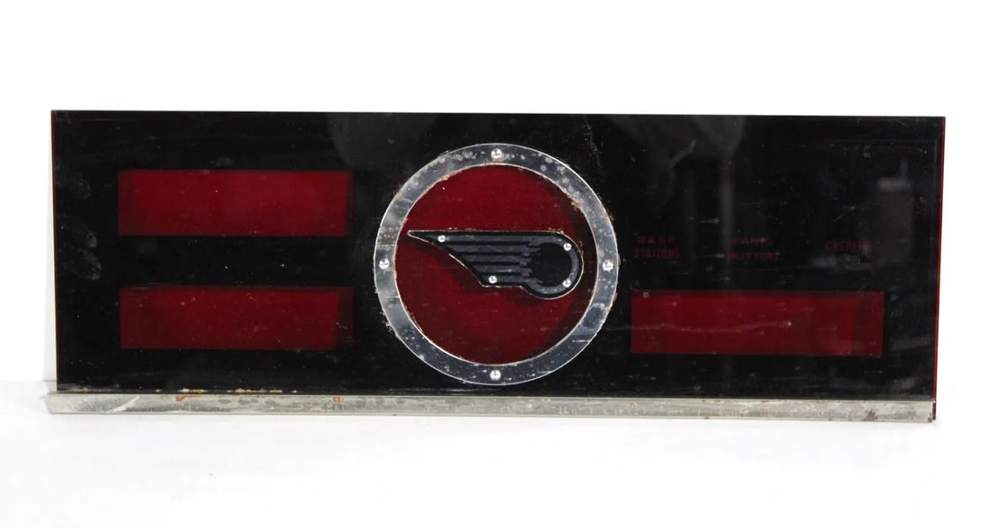 Bally Rapid Fire Pinball Score Display Marquee (1 of 2)