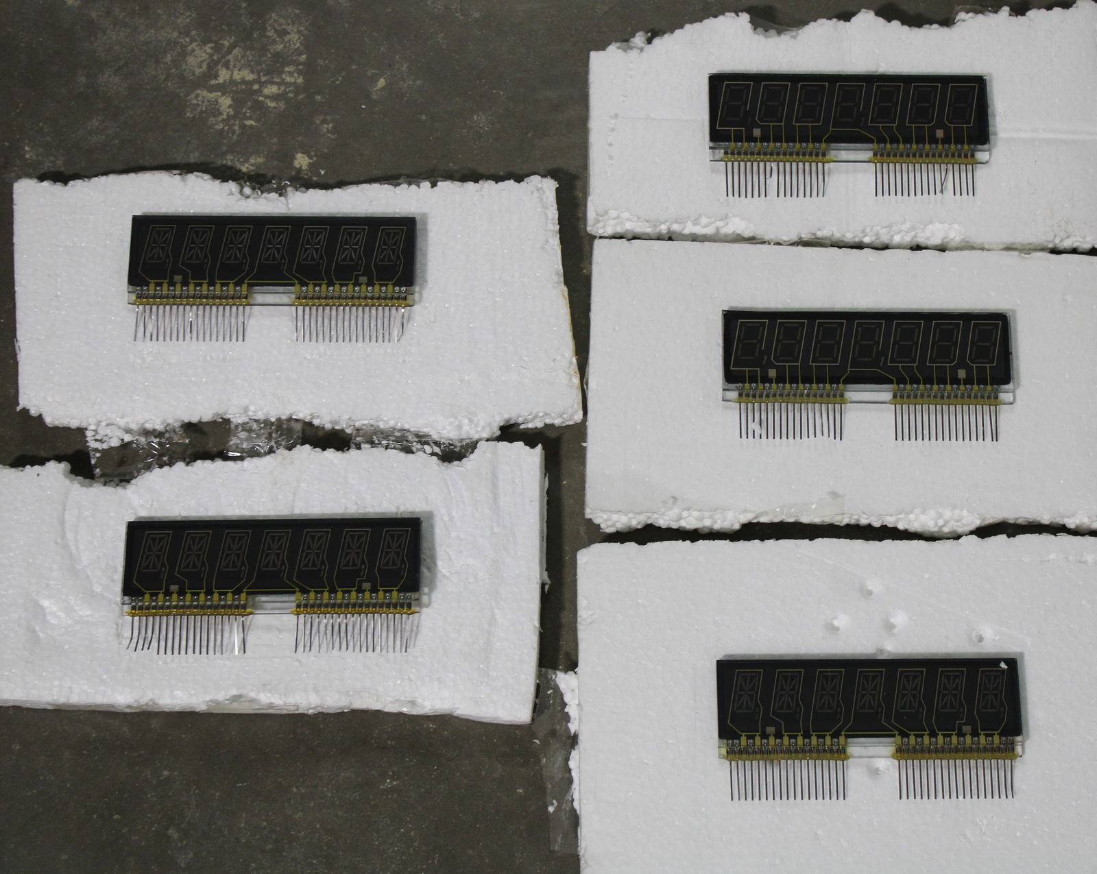 Seven Digit Alpha Numeric Pinball Displays, Lot 1 (1 of 2)