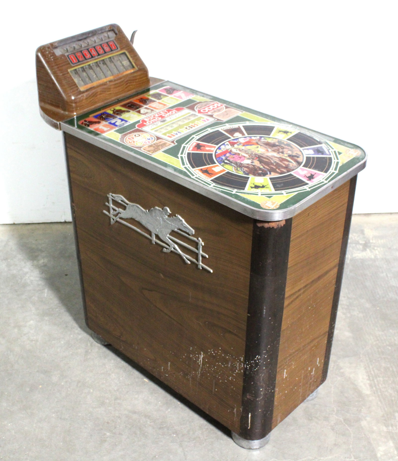Buckley Long Shot Horse Race Trade Stimulator: This item requires third-party shipping or pickup arrangements to be made. Dimensions: 45 x 19 x 41