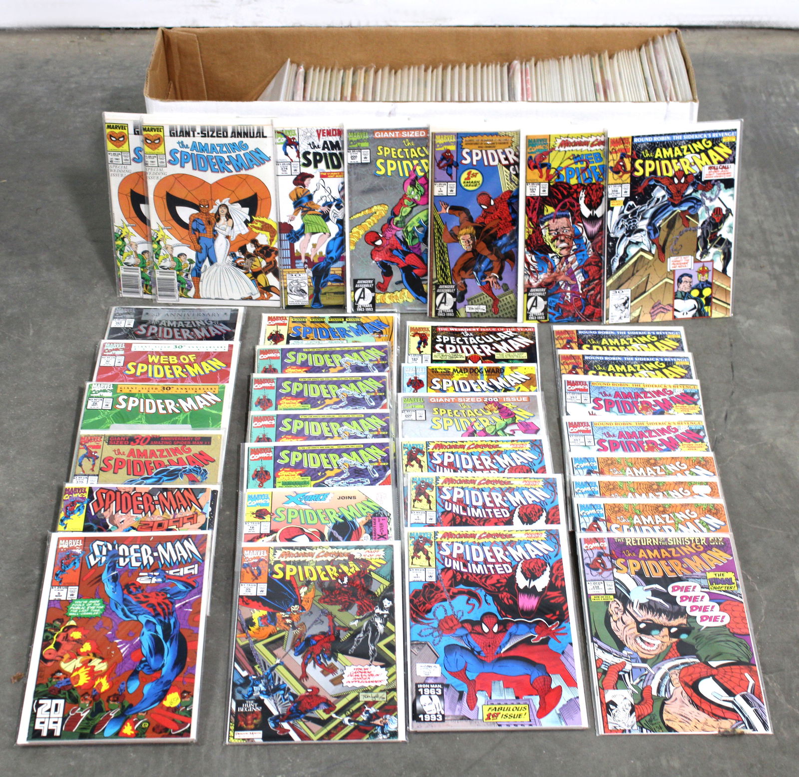 Marvel Comics Spider-Man Comic Books Reseller's Lot including 2099, Amazing and Classics (1 of 7)