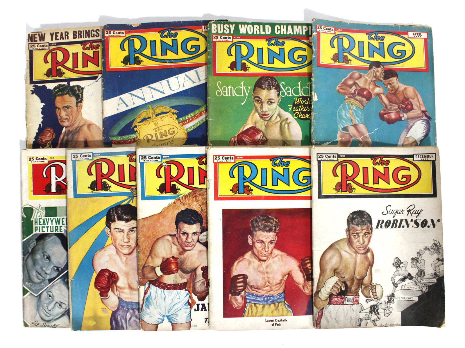 The Ring Vintage Boxing Magazines, 1949 (1 of 4)